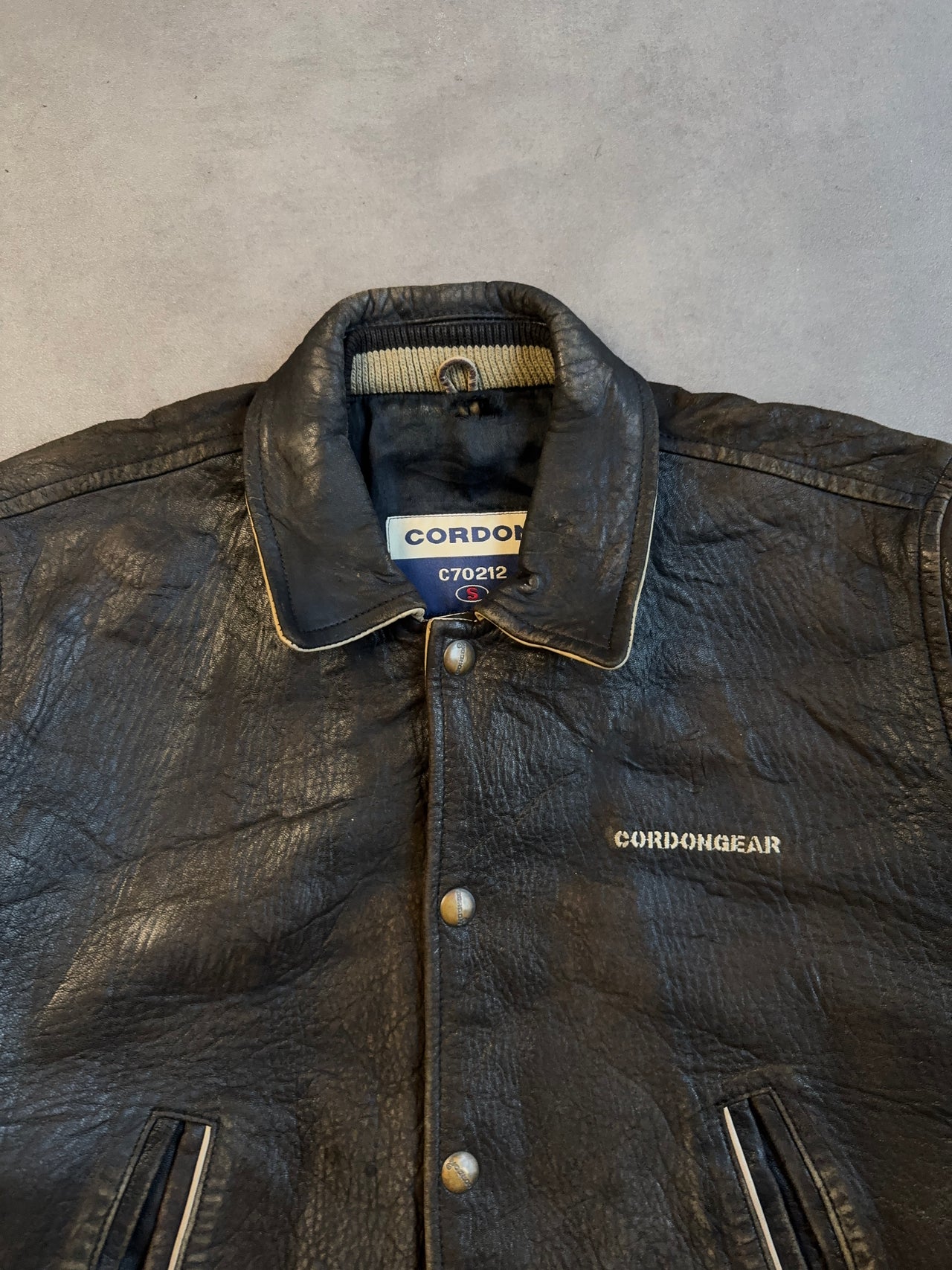 1990s Leather Jacket (M)