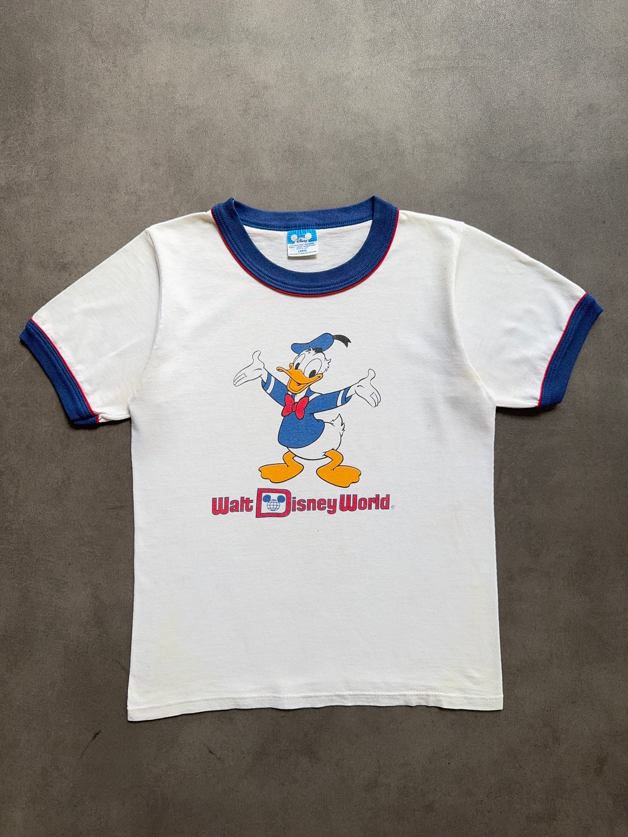 1990s Donald Duck ringer tee (S)
