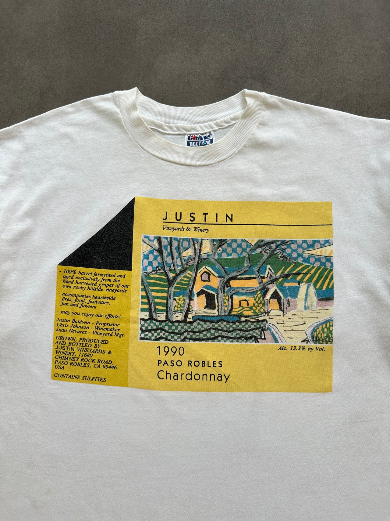 1990s Chardonnay tee (XL)
