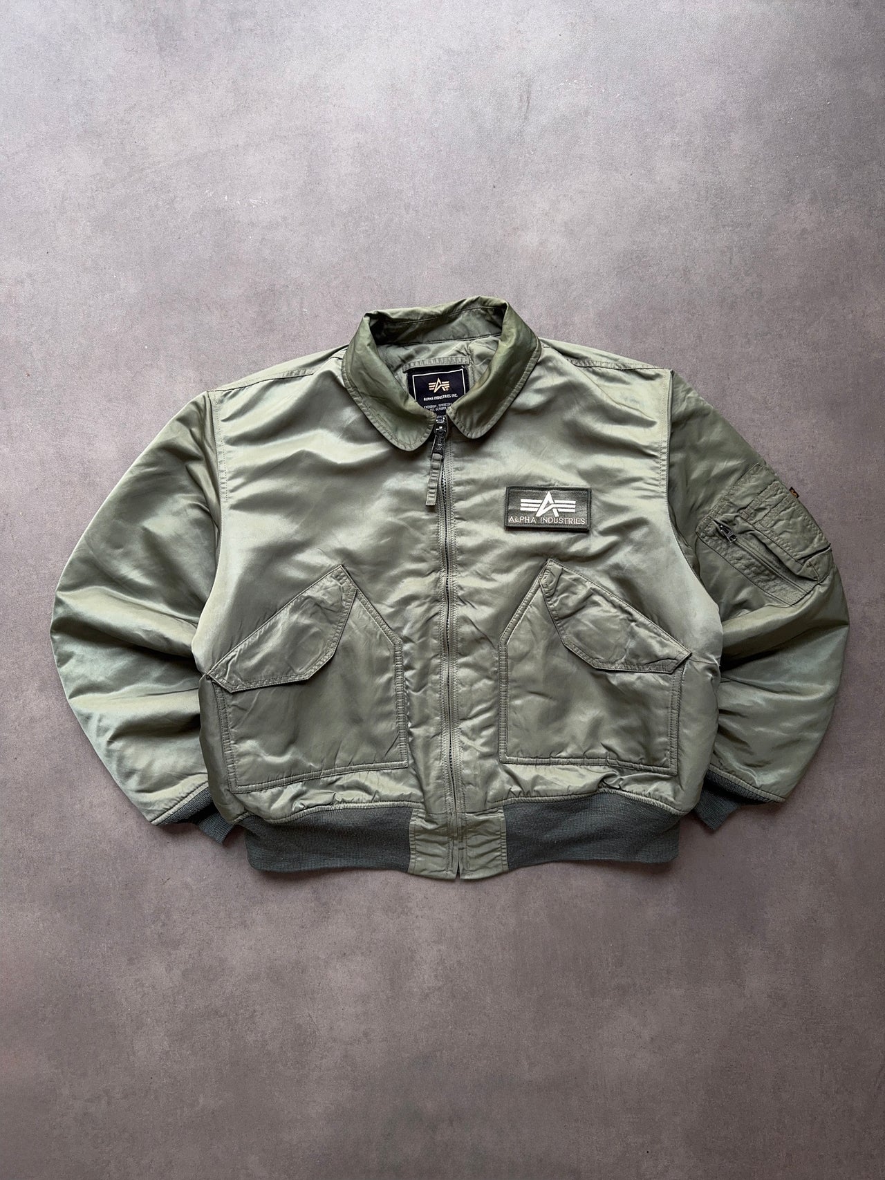 1990s CWU-45 Green Bomber jacket (XL)