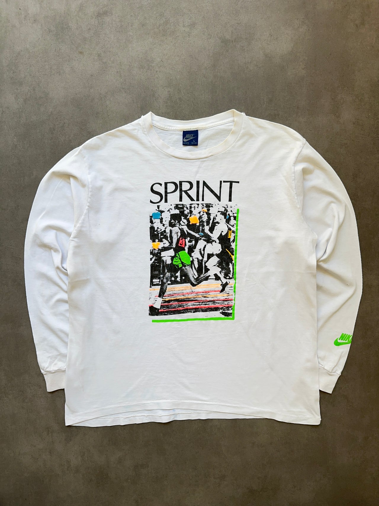 1980s nike long sleeves tee (L)