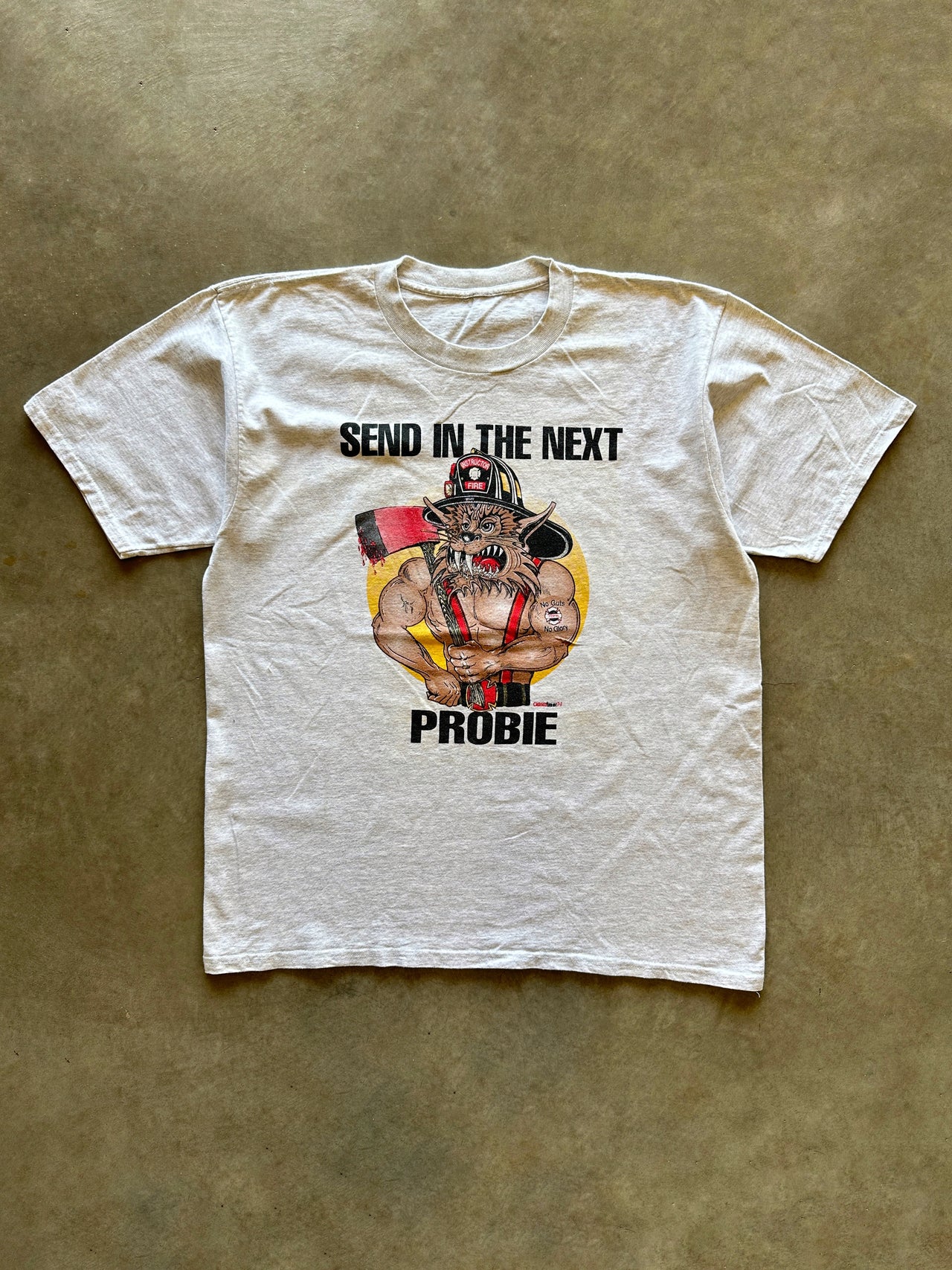 1990s Fireman Wolf tee (XL)