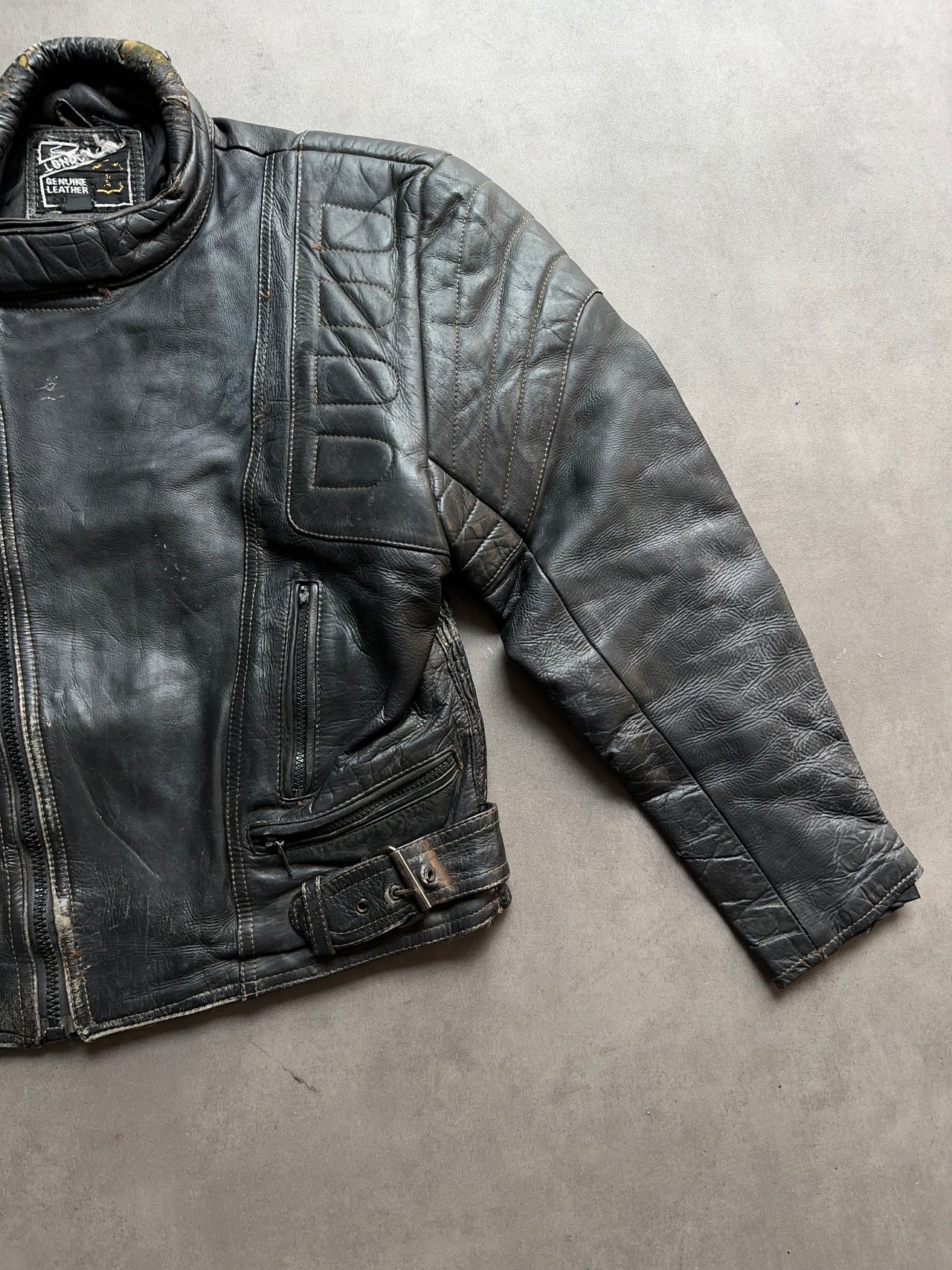 1990s Leather Jacket (M)