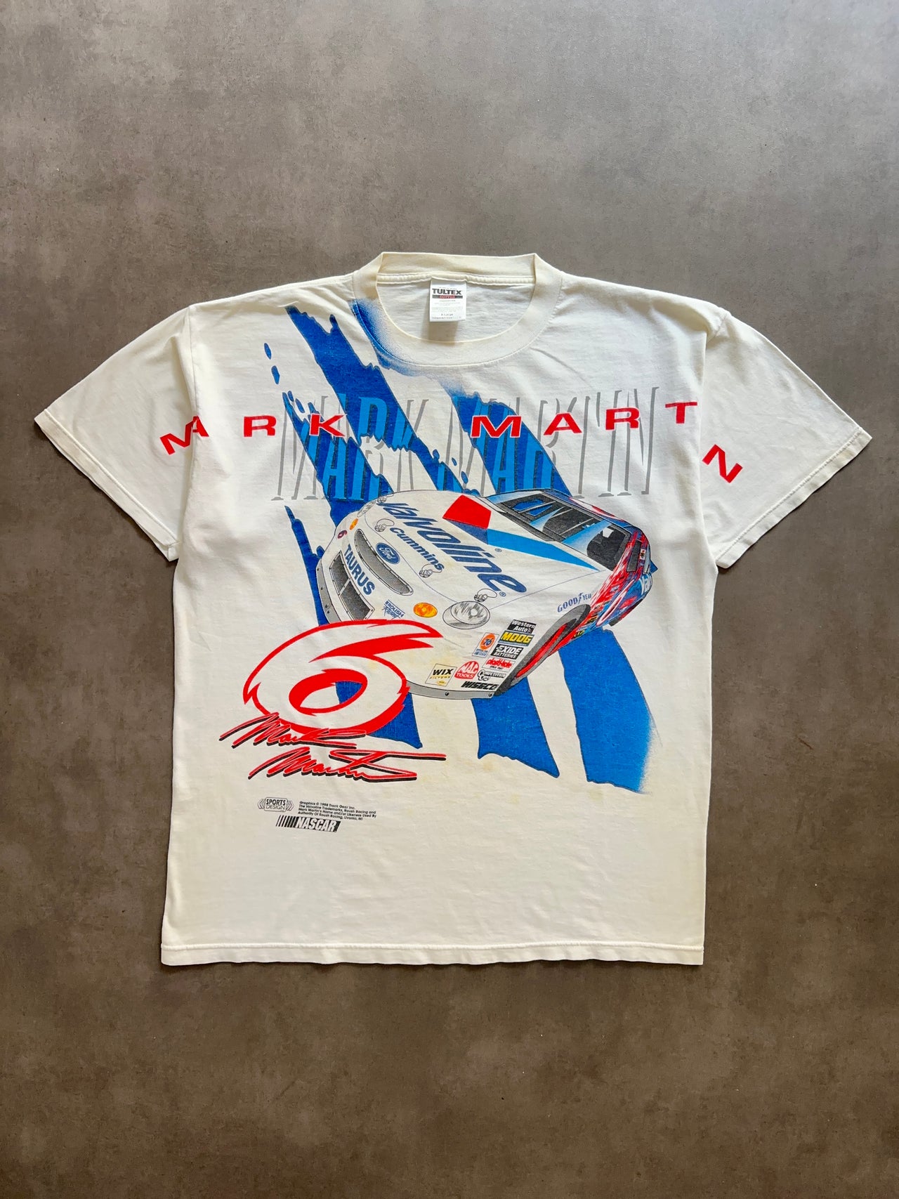 1990s Mark Martin Nascar tee (XL)