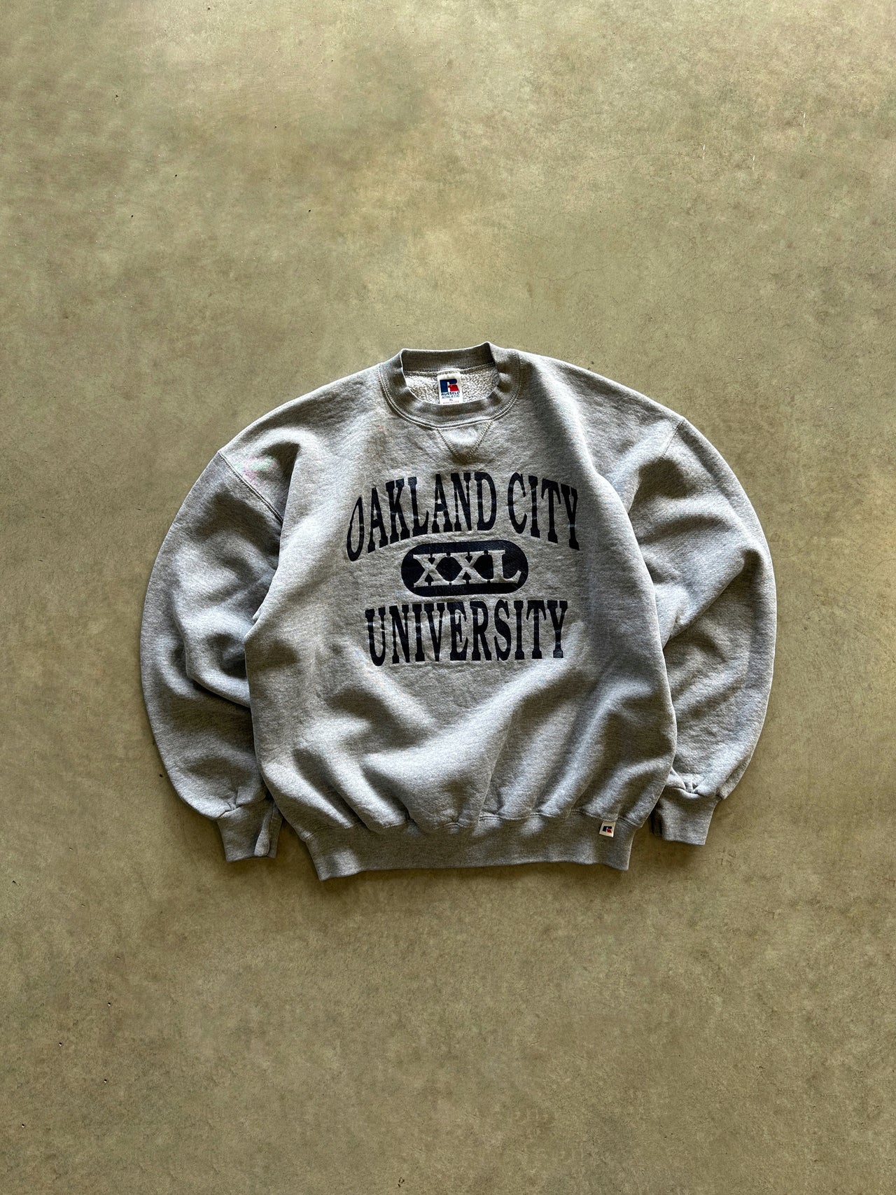 1990s Russell Athletic graphic crewneck (XL)