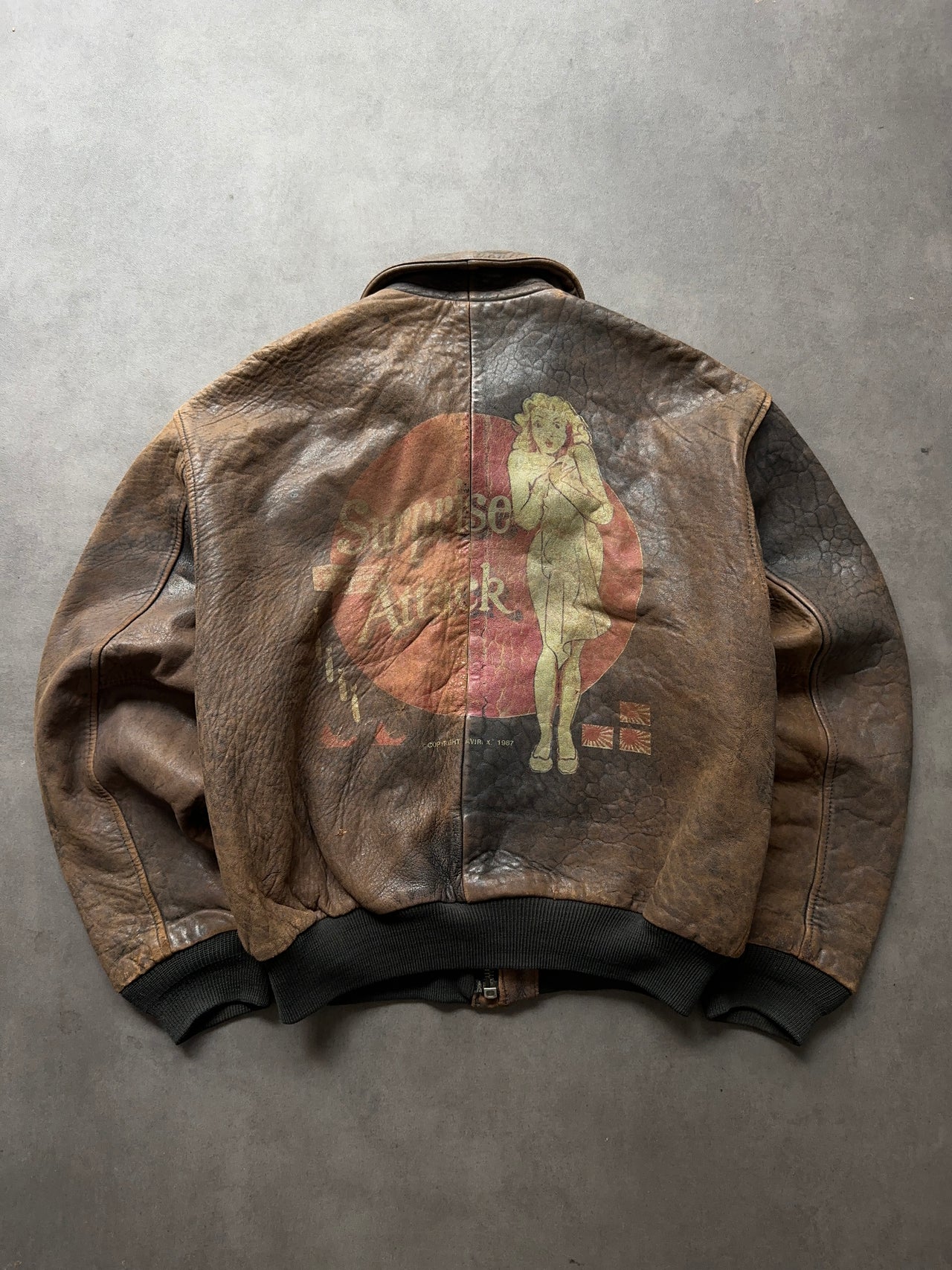 1980s Avirex Leather Jacket (L)