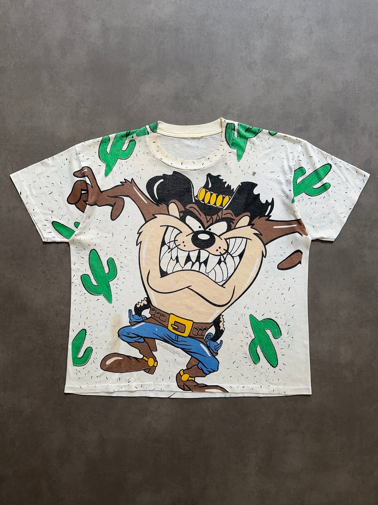 1990s Taz aop tee (L)