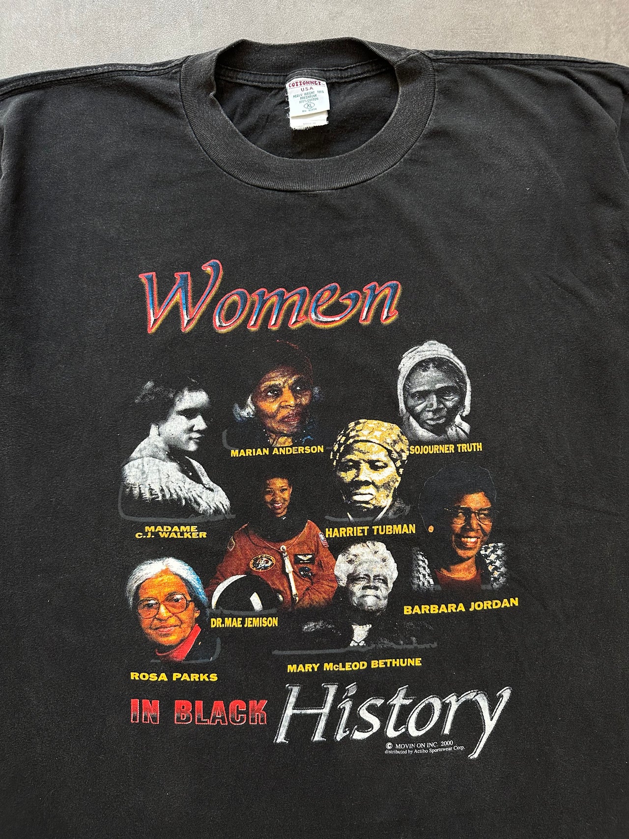 2000s women in black history tee (XL)