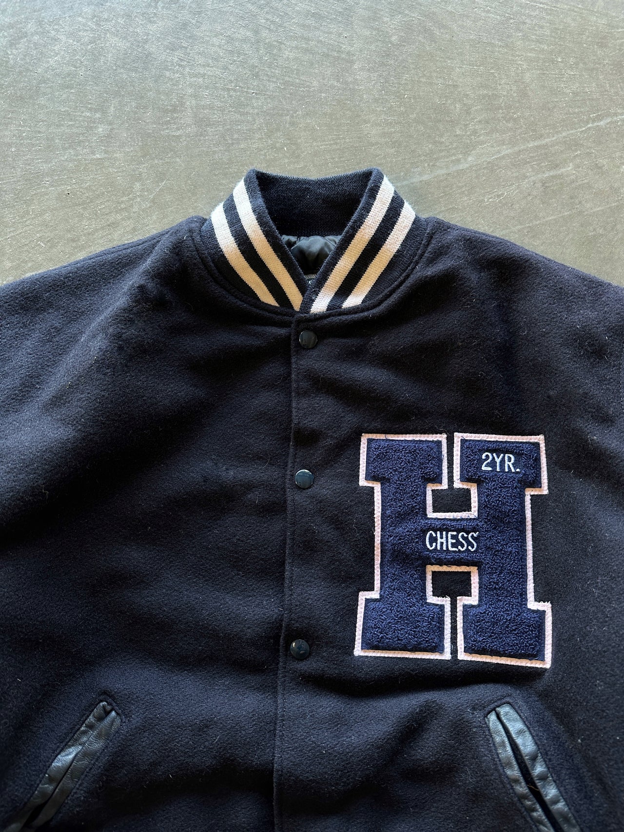 90s “Hudson chess thespians” varsity jacket (XL)