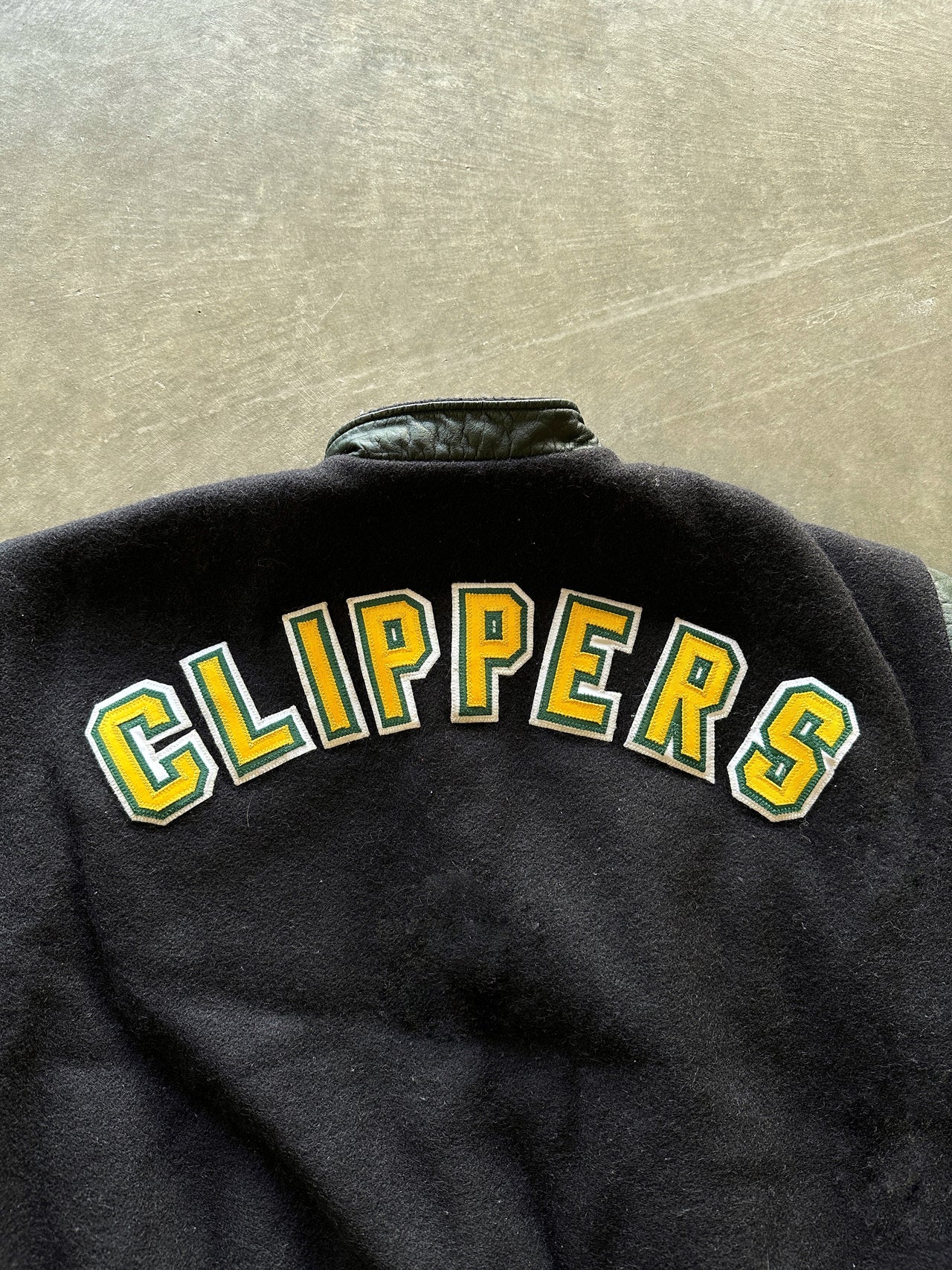 90s “Nanaimo Clippers” varsity jacket (S)