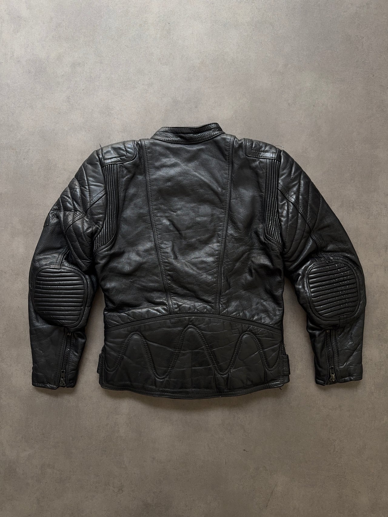 1990s Motorcycle Leather Jacket (M)