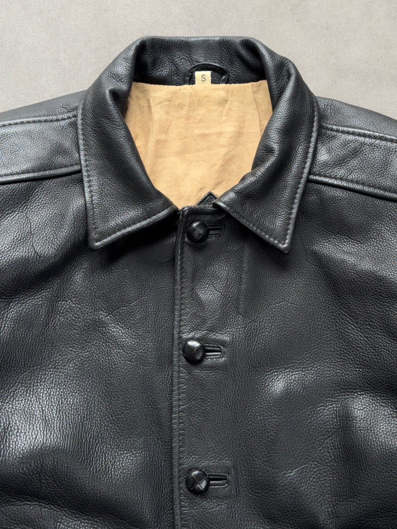 1990s Leather Jacket (M)