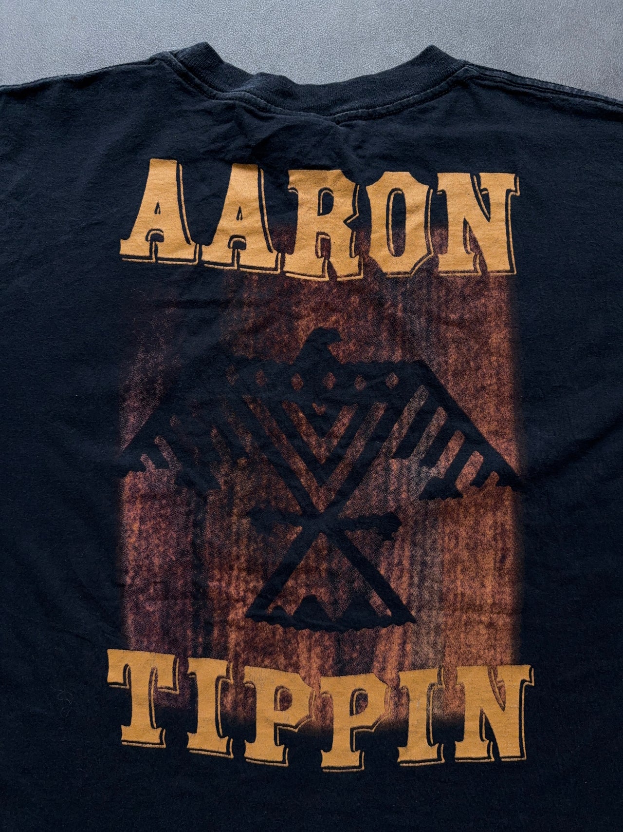 1990s Aaron Tippin faded tee (L)