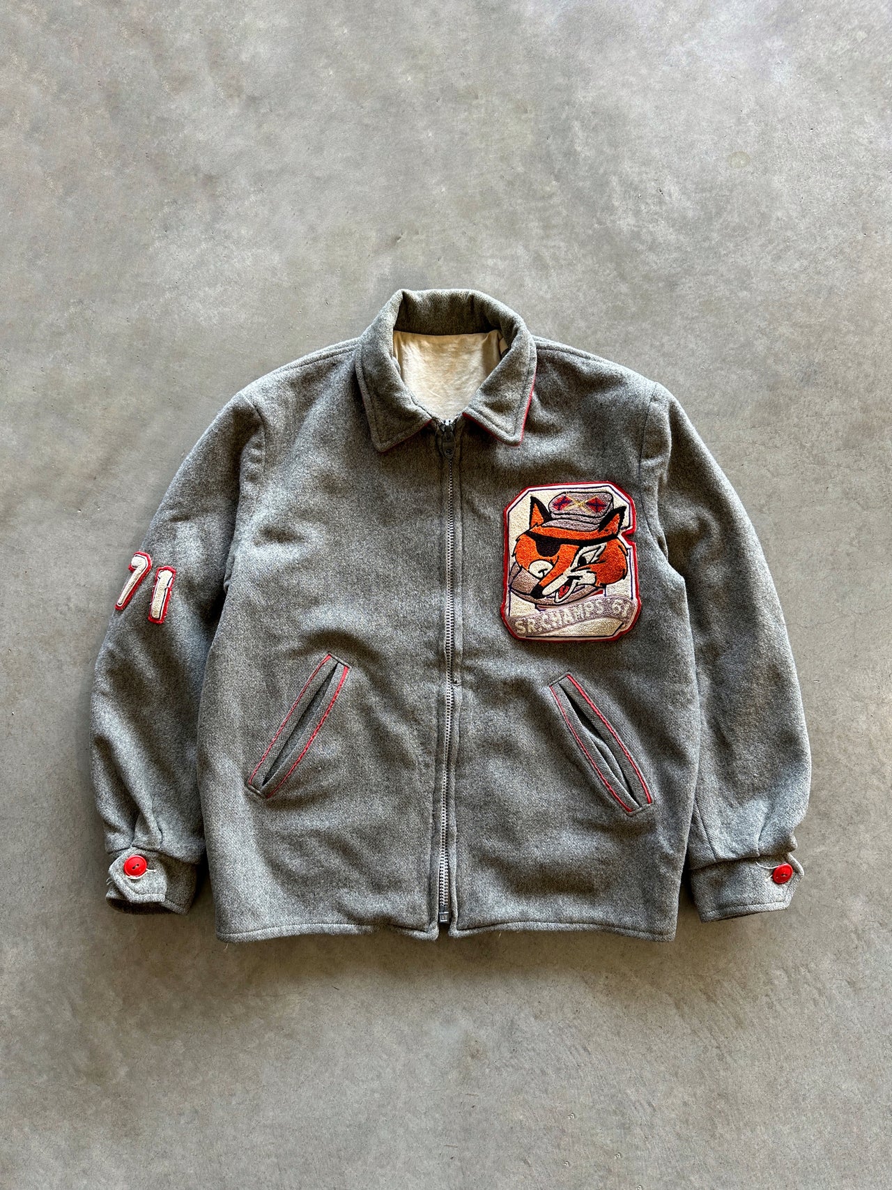 1970s S.R Champs varsity jacket (M)