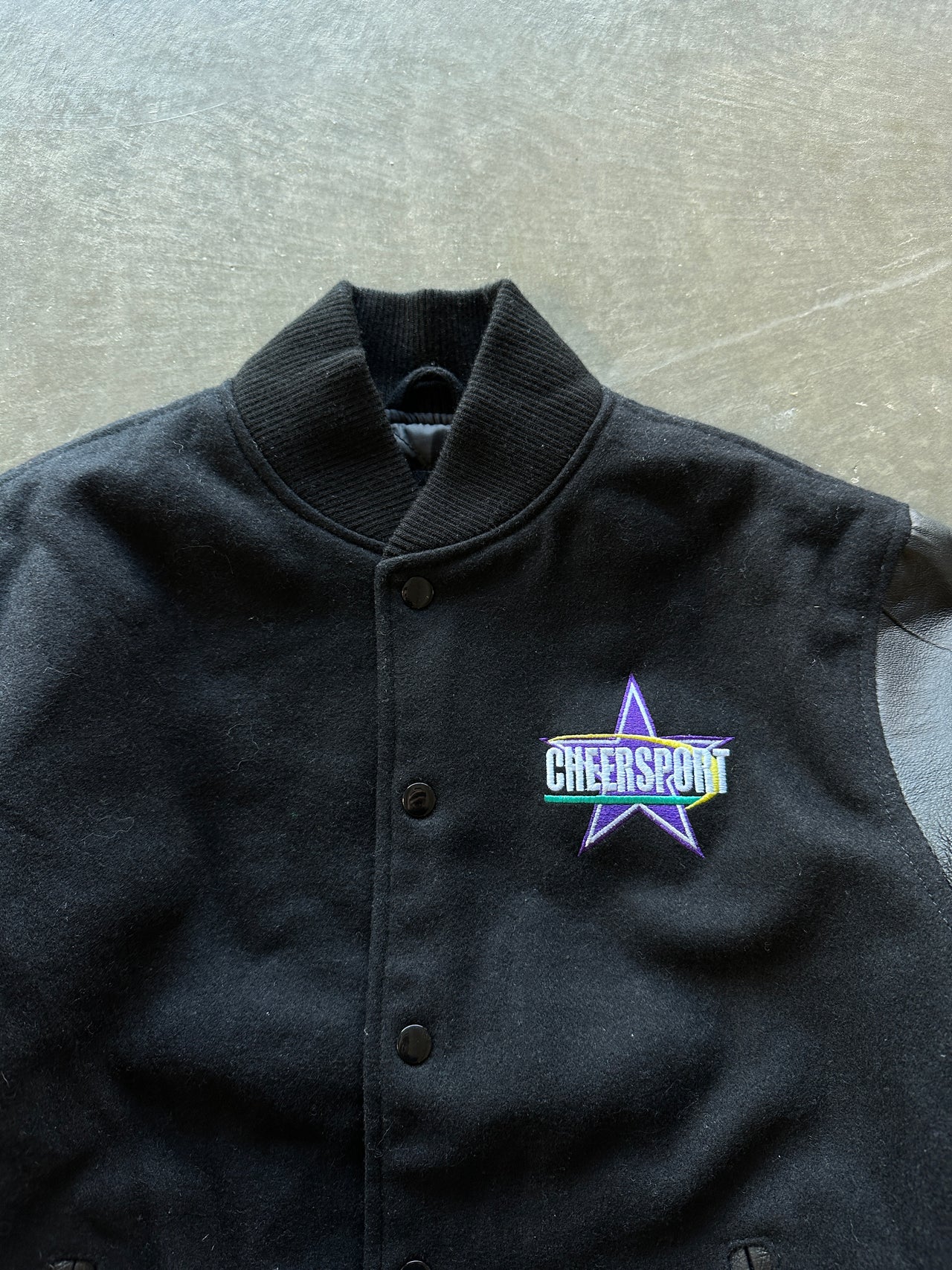 00s “cheersport” varsity jacket (S)