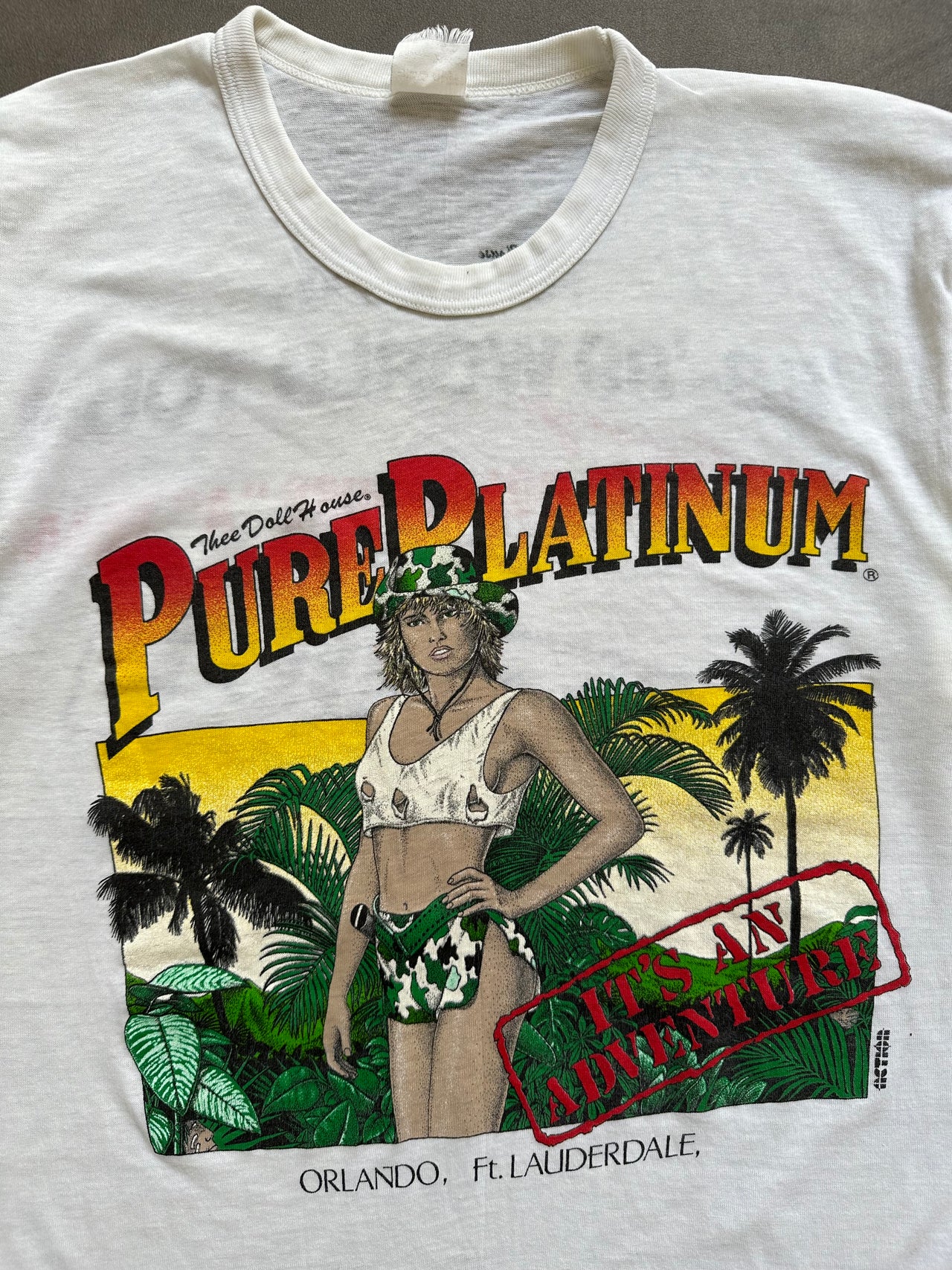1980s pure platinum tee (M)