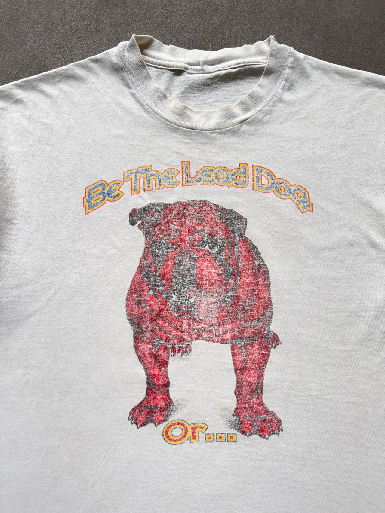 1990s The Lead dog faded tee (XL)