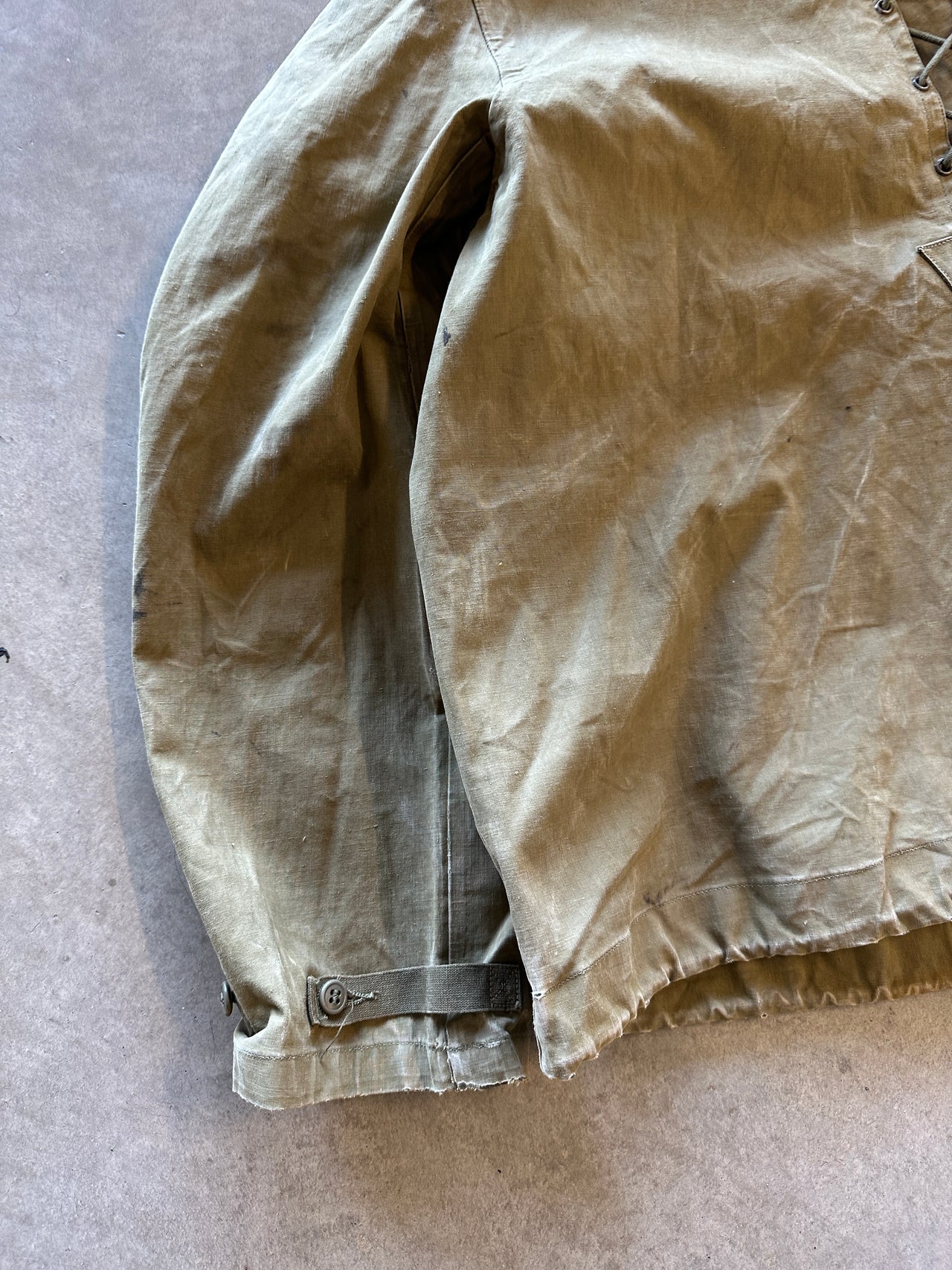 1940s U.S.N. N-2 Rain Parka Jacket (M)