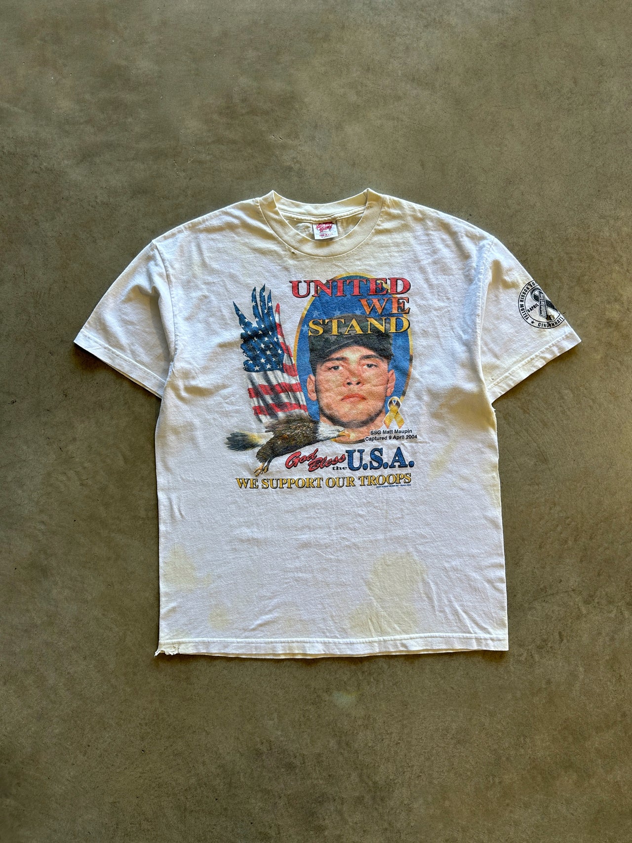 2000s American soldier tee (XL)