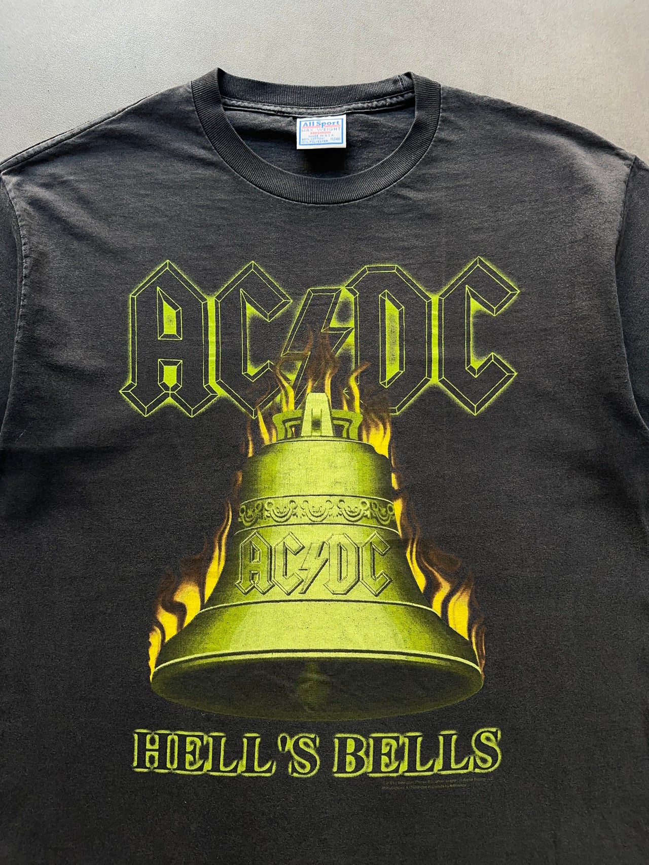 2000s AC/DC tour faded tee (L)