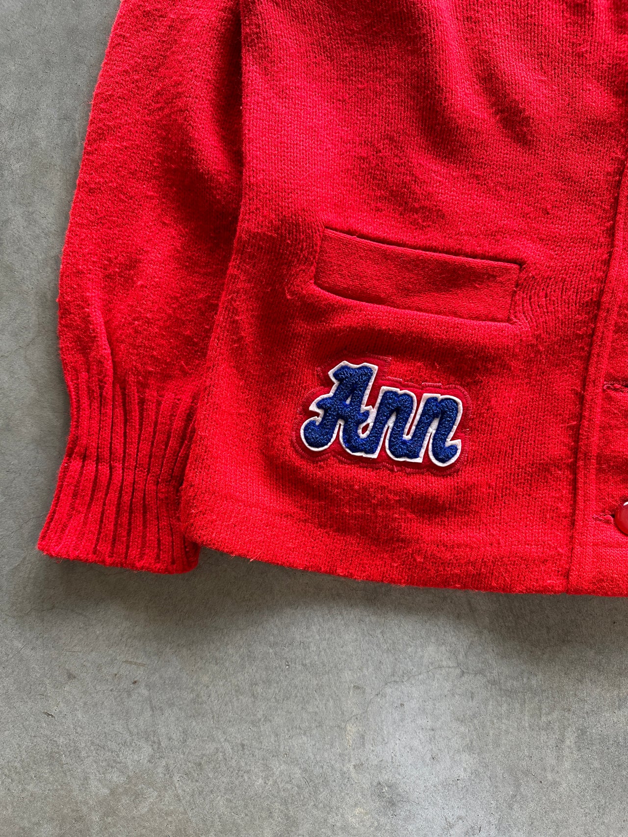 1990s Letterman cardigan (M)