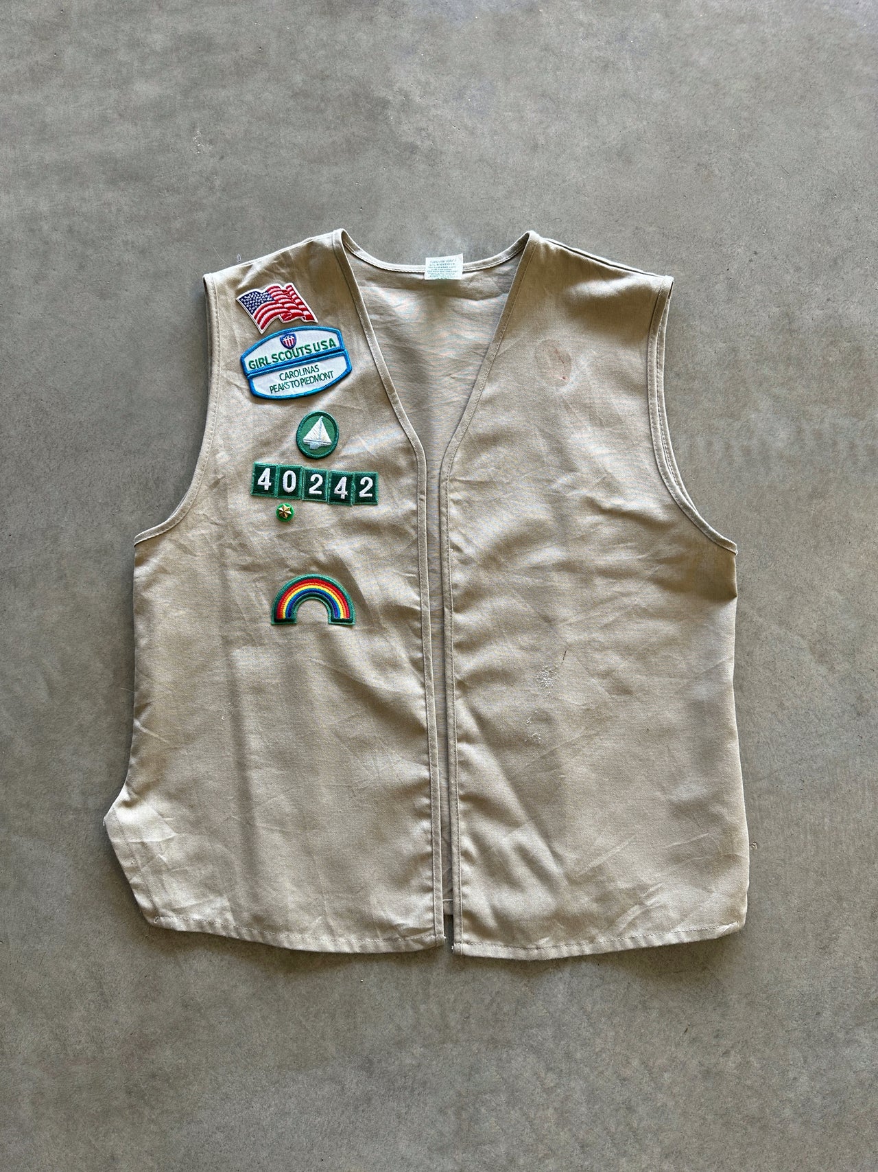 1990s scout vest (M)