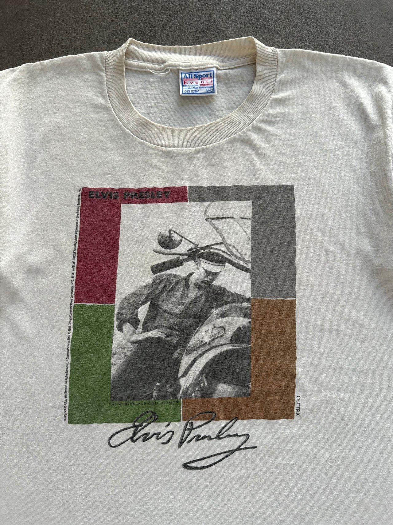 1990s Elvis Presley tee (M)