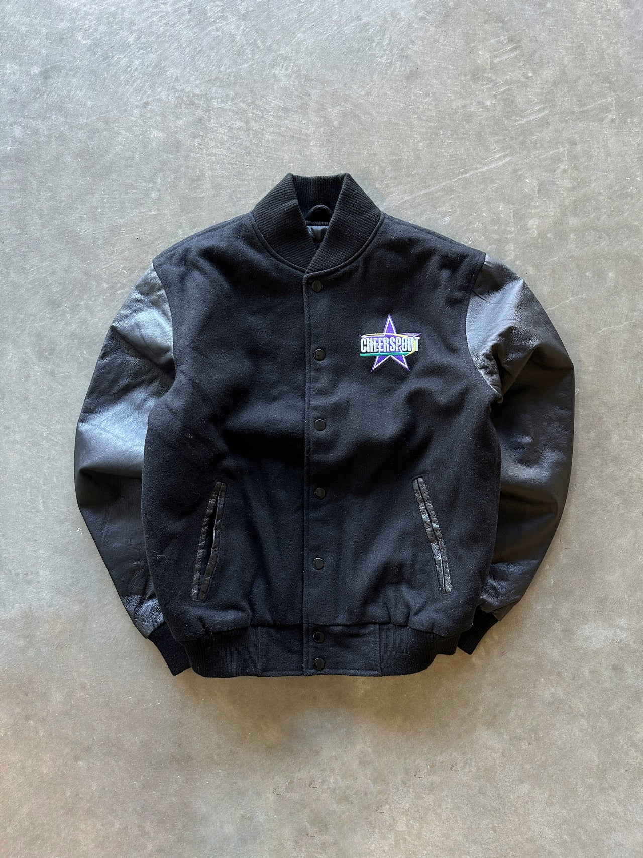 00s “cheersport” varsity jacket (S)