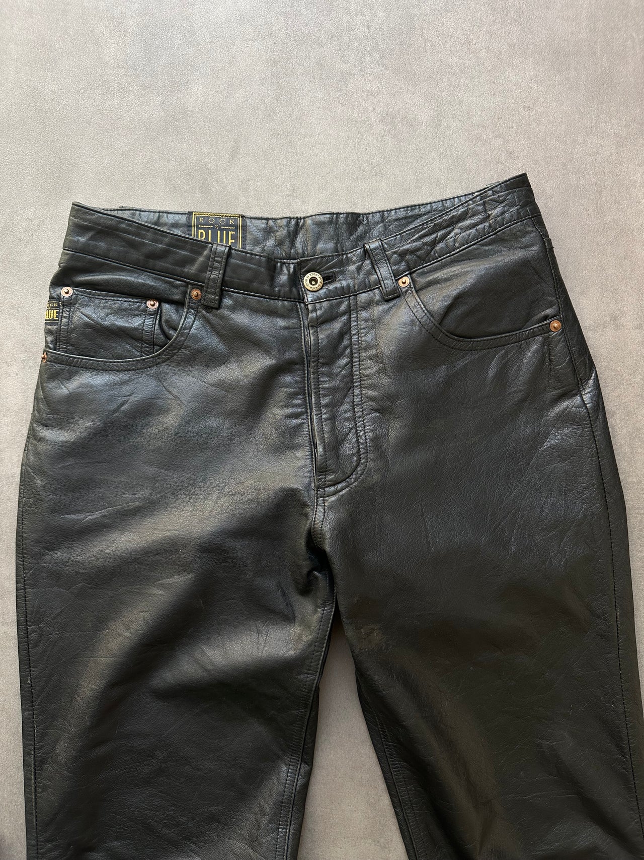 1990s Leather pants (M)