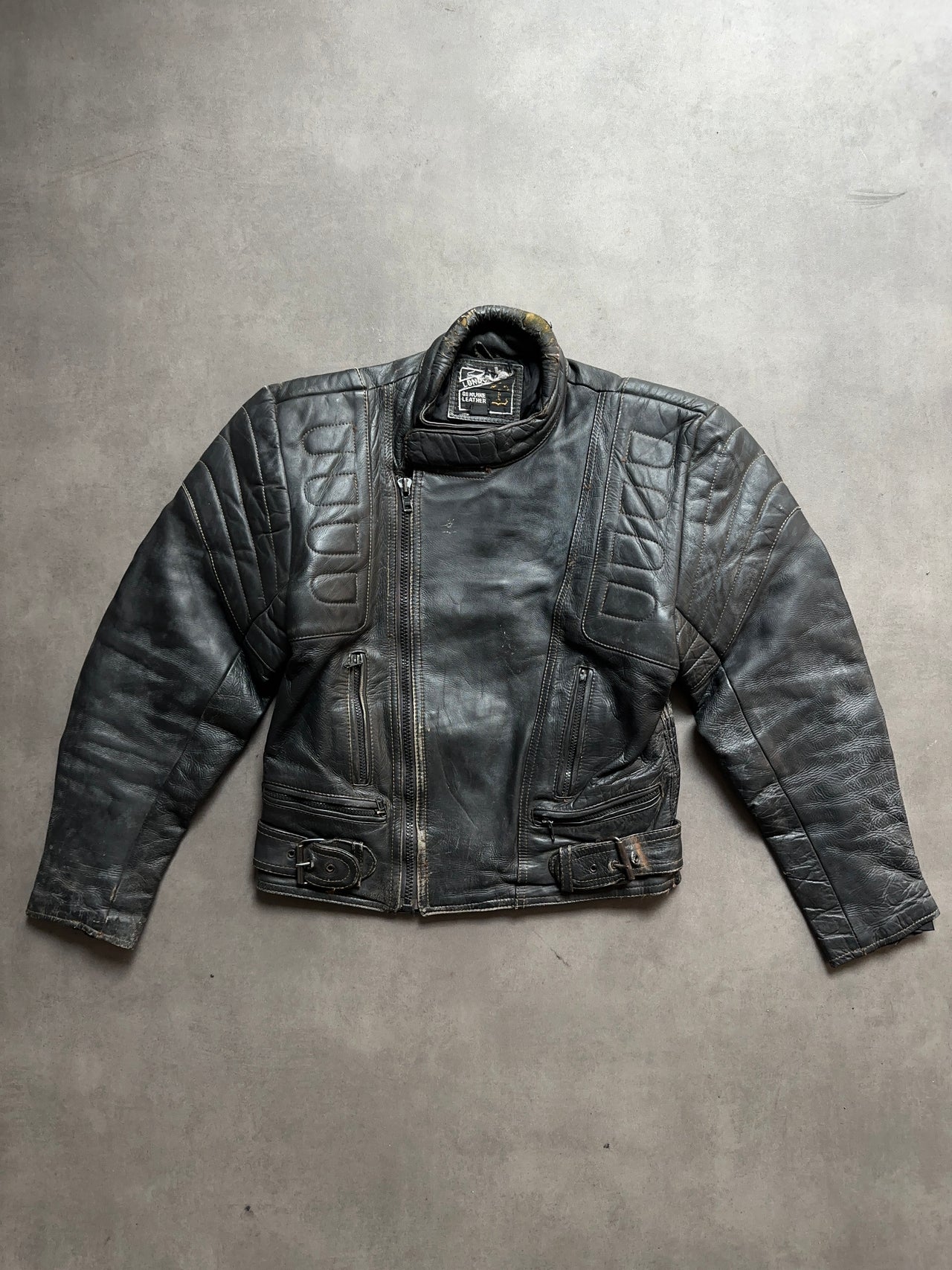 1990s Leather Jacket (M)