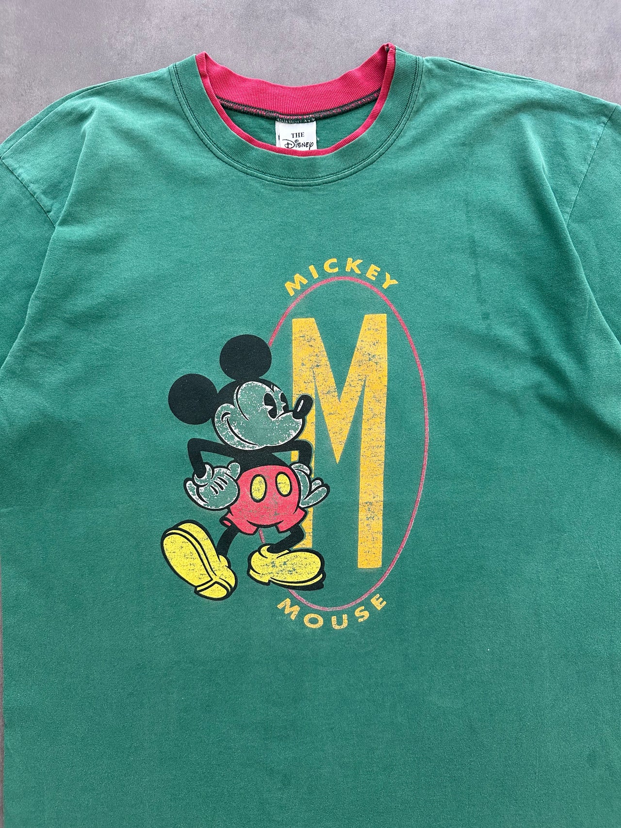 1990s Mickey Mouse VERDE tee (XXL)