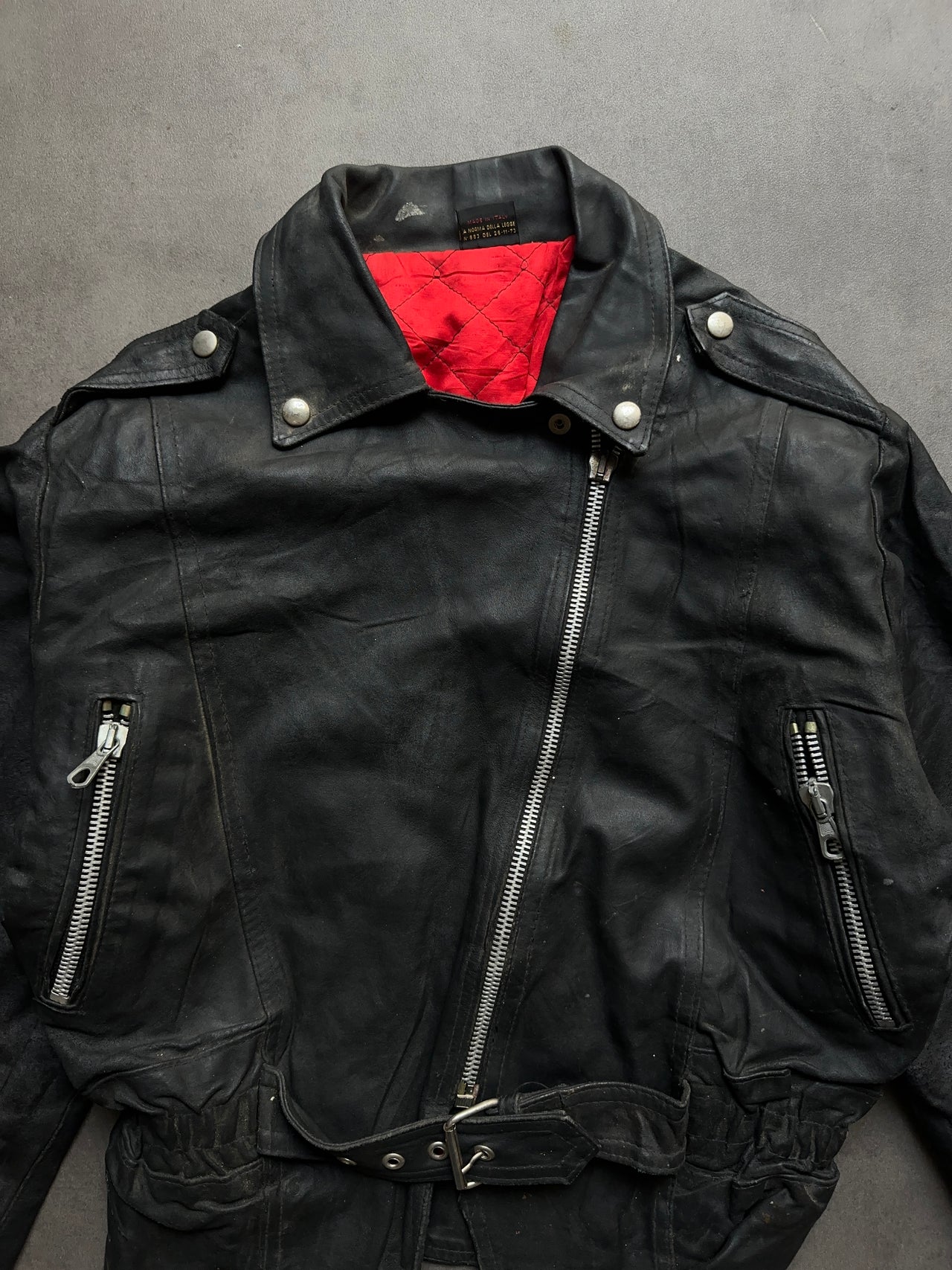 1990s Leather jacket (S)