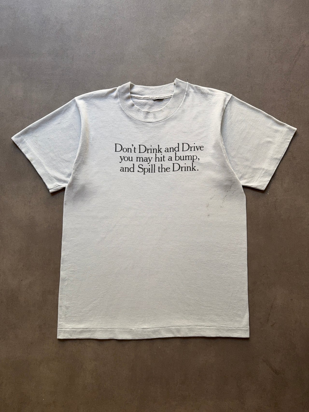 1980s “Don’t Drink and Drive” tee (M)