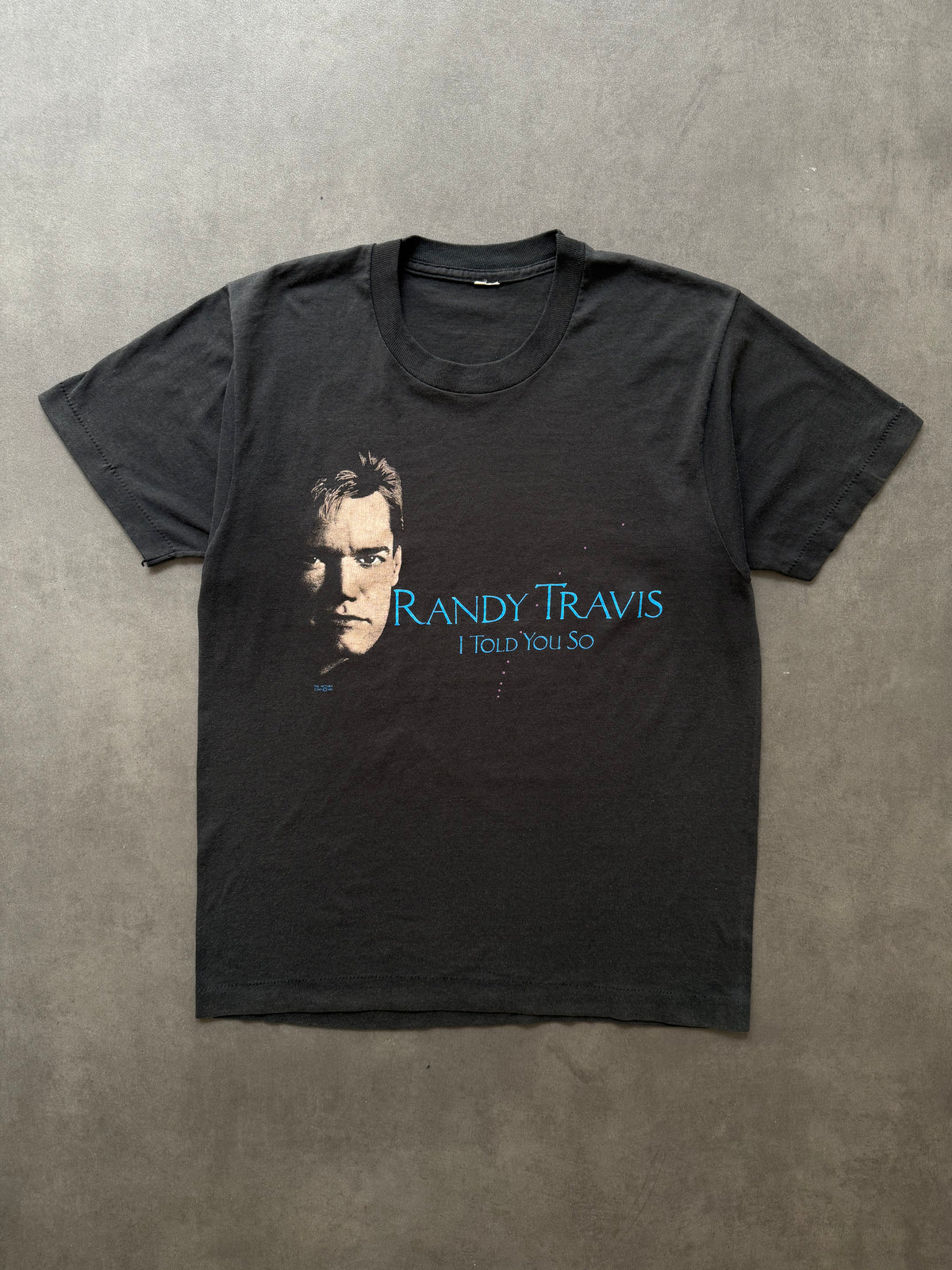1980s Randy Travis faded tee (L)