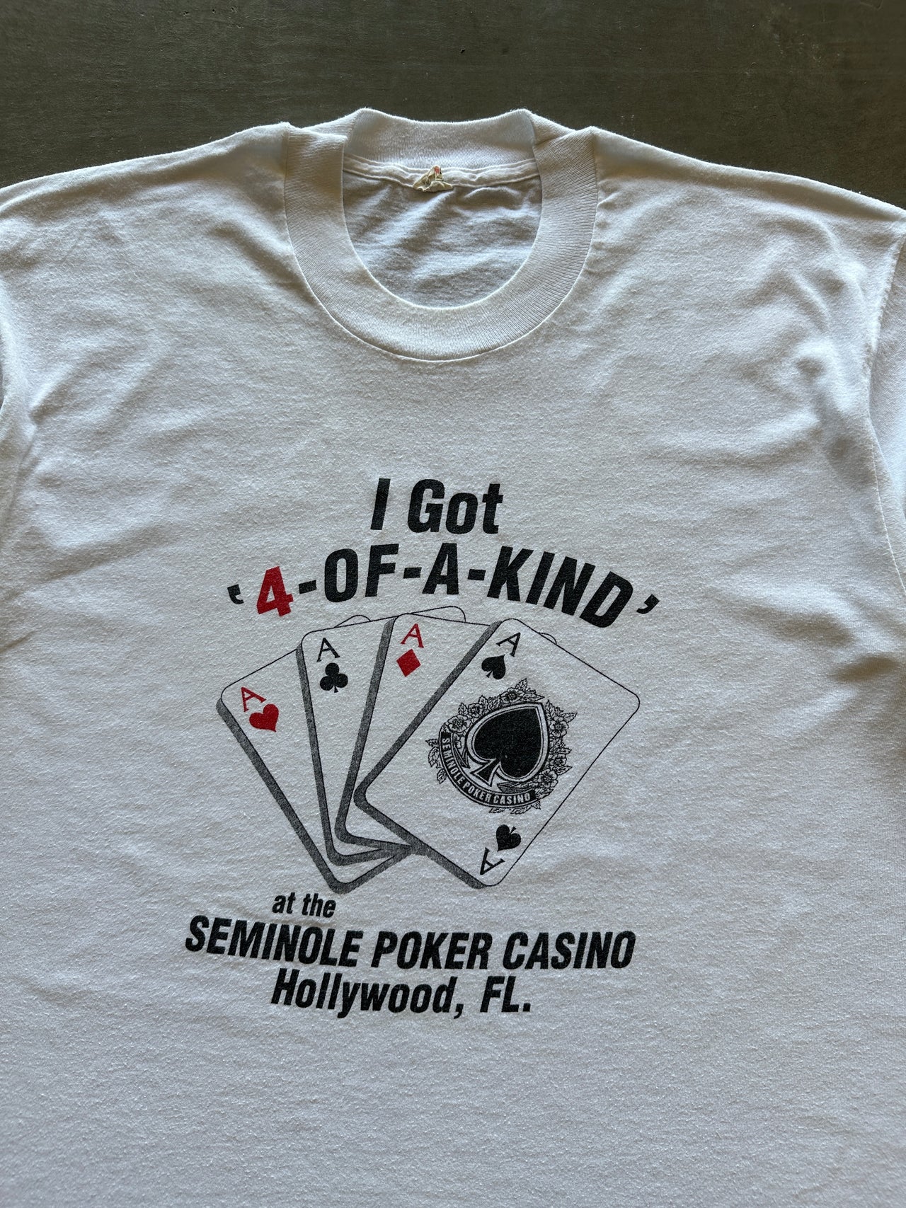 1980s Poker Casino tee (L)