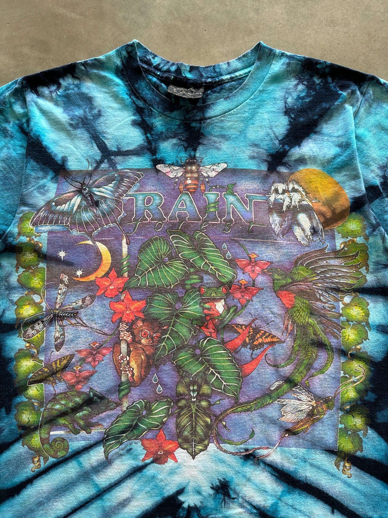 1990s Lisa Chapman tie dye tee (L)