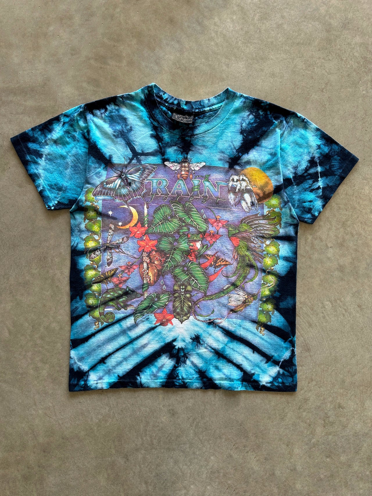 1990s Lisa Chapman tie dye tee (L)
