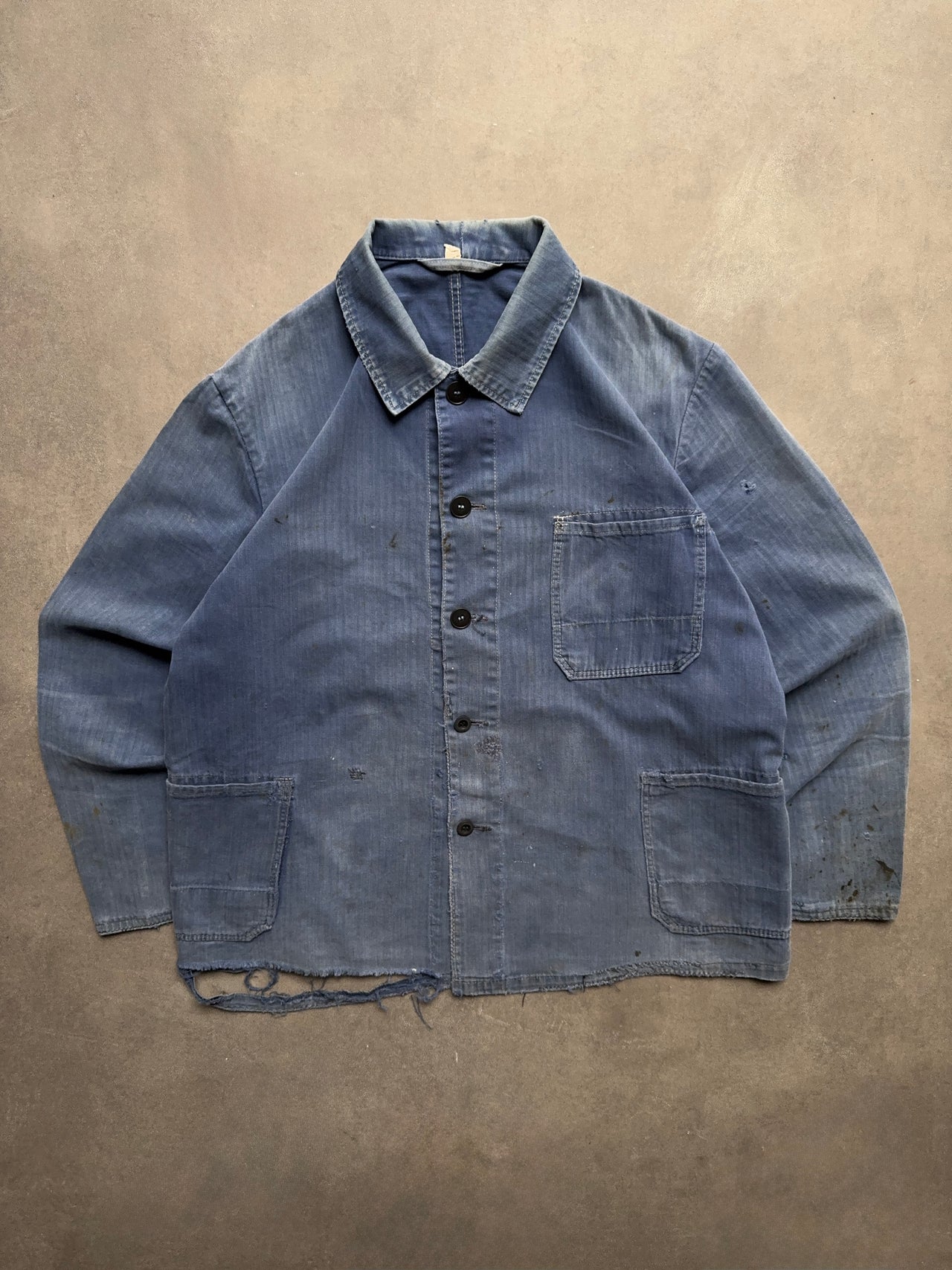 1960S FRENCH WORK SHIRT (L)