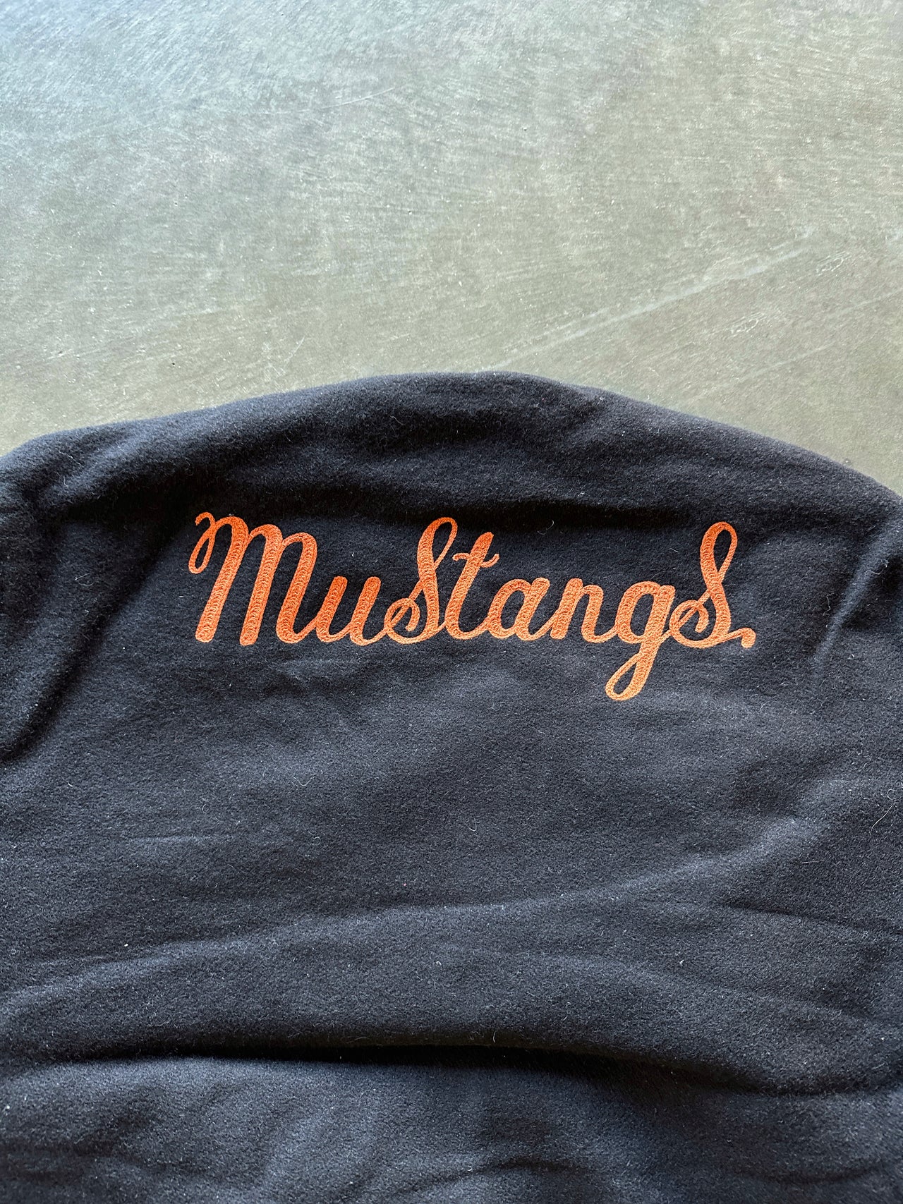 90s “Mustang” varsity jacket (XL)