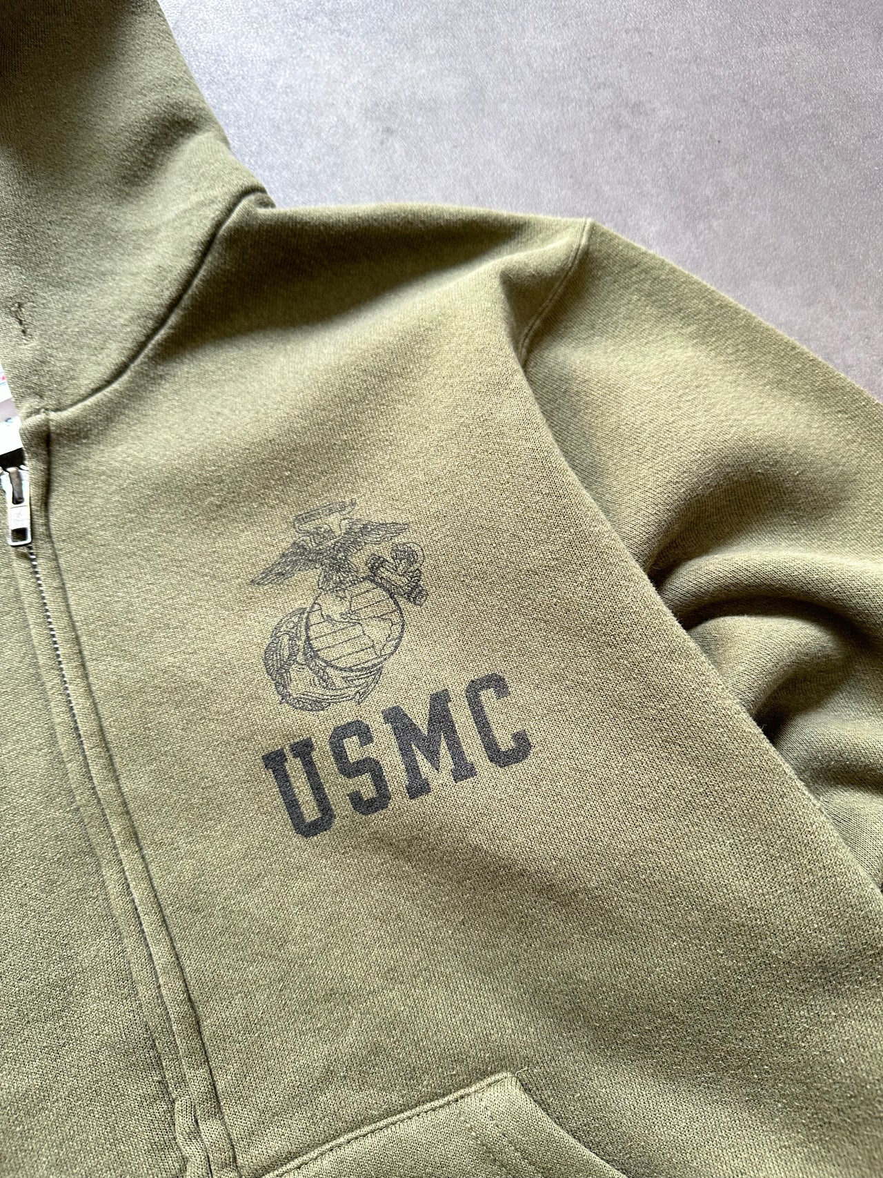 2000s USMC zip hoodie (S)