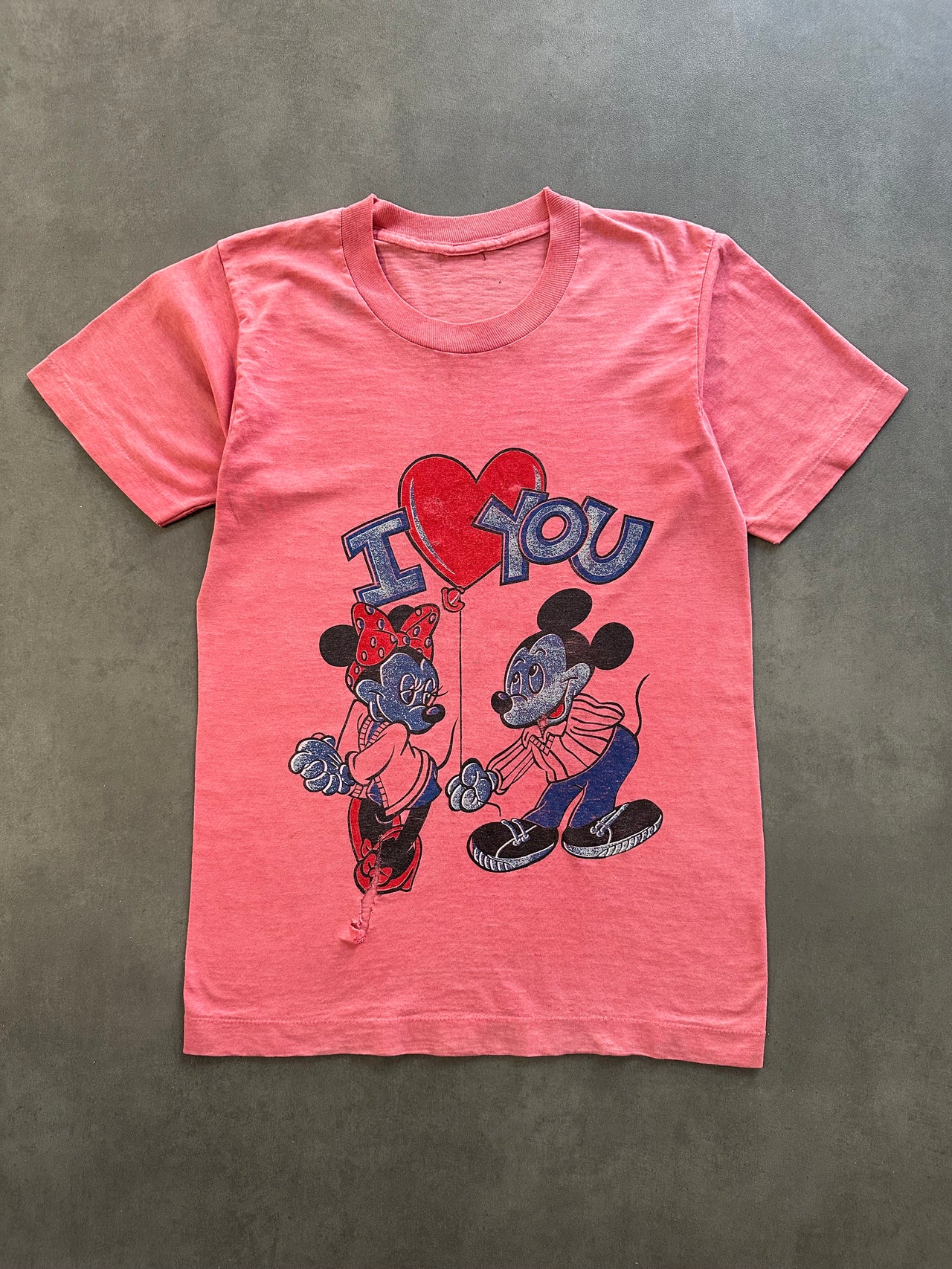 1980s Mickey Mouse and Minnie tee (M)