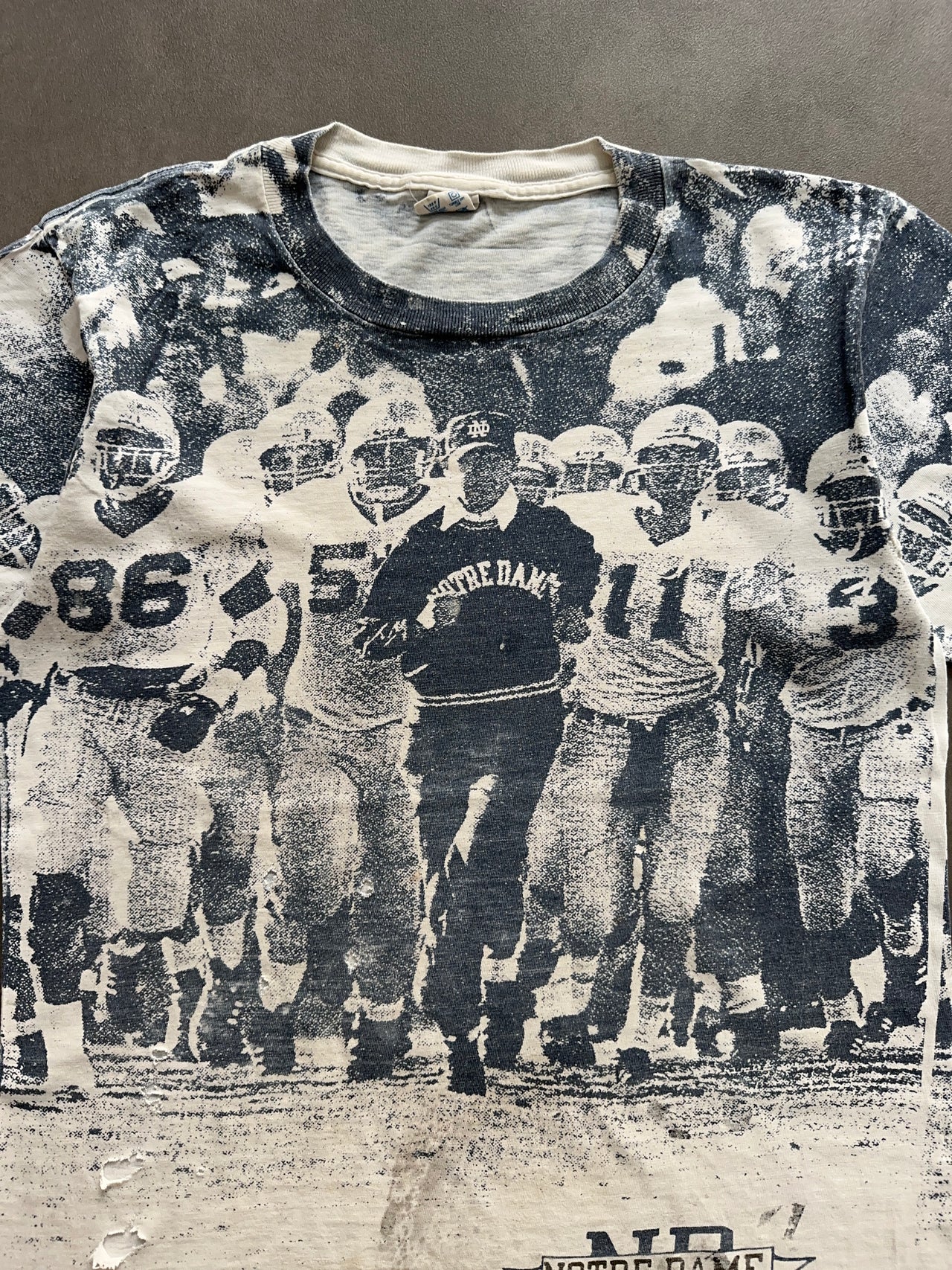 1980s champion notre dame tee (M)