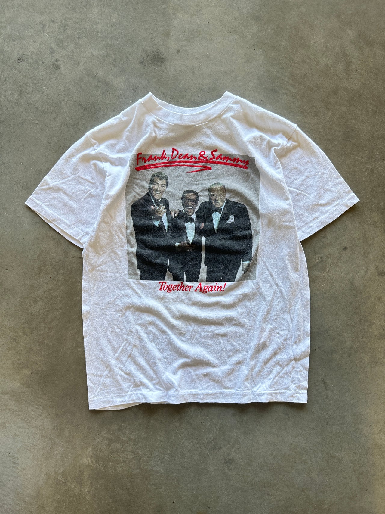 80s Frank, Dean & Sammy single stitch tee (L)