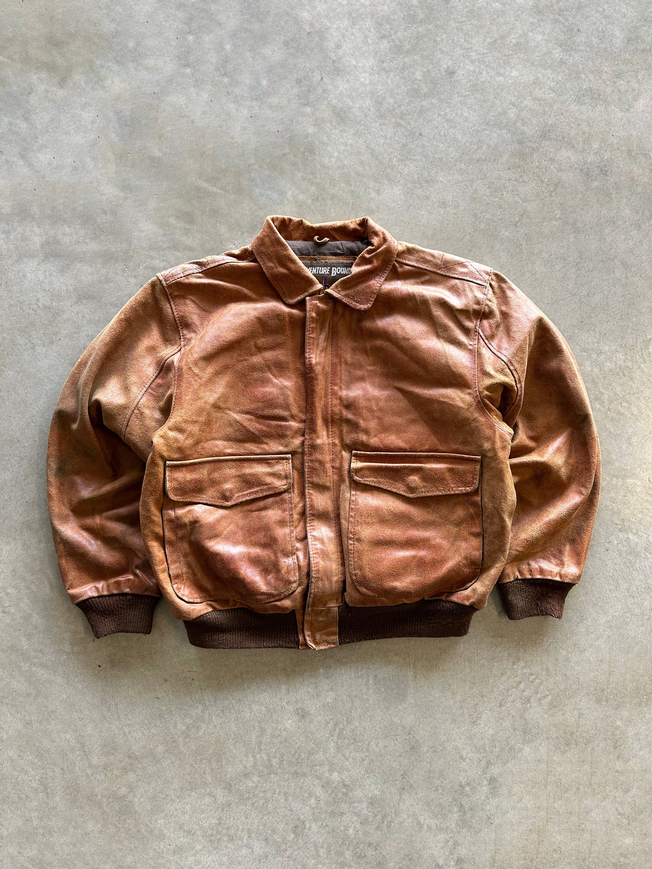 1990s leather jacket (M)