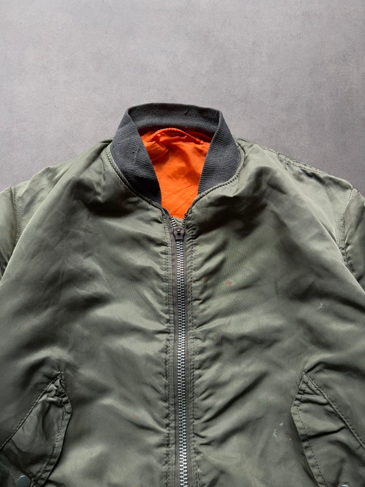 1990 MA-1 Reversible Bomber Jacket (L)