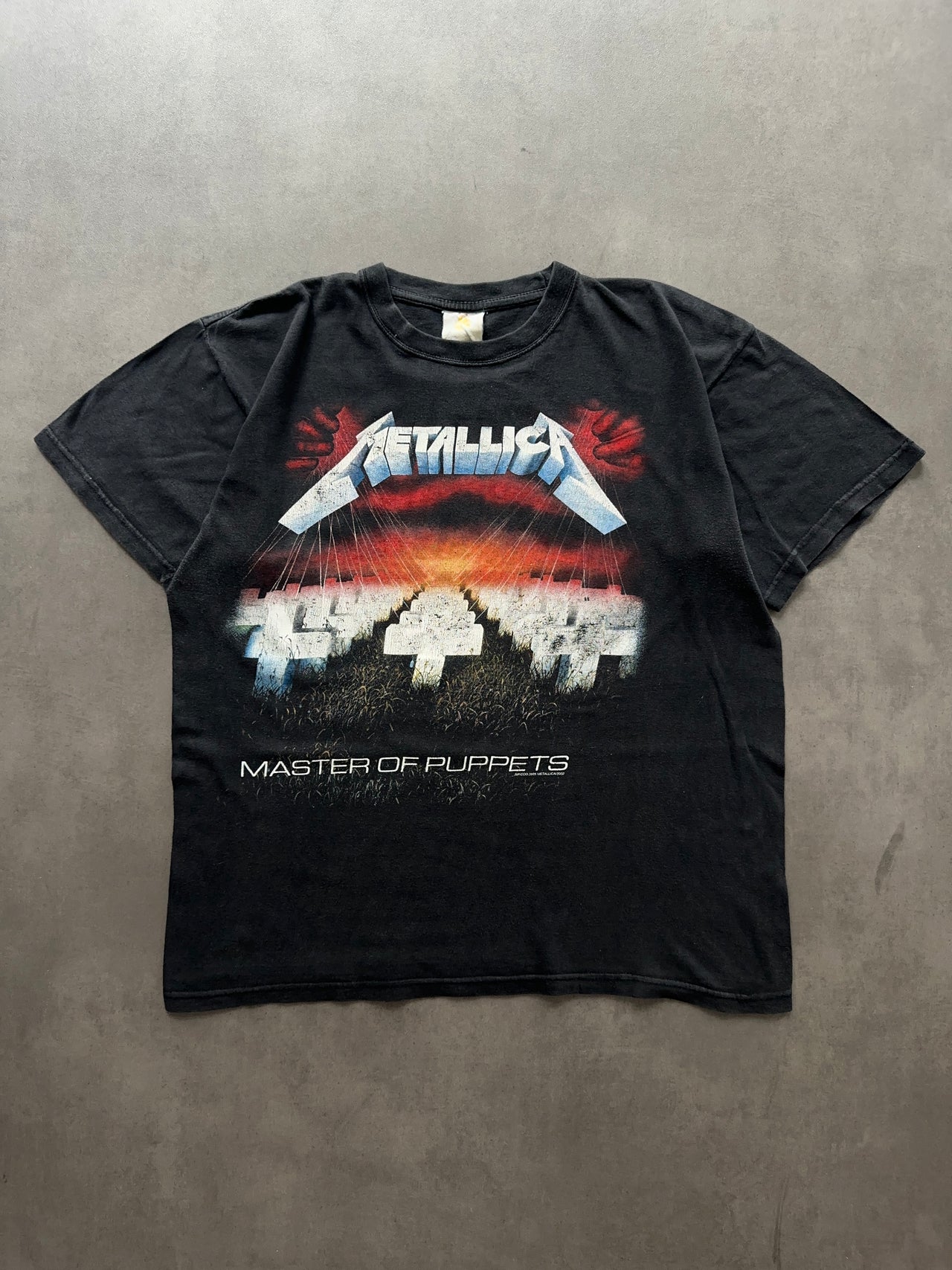 1990s Metallica master of puppets faded tee (L)
