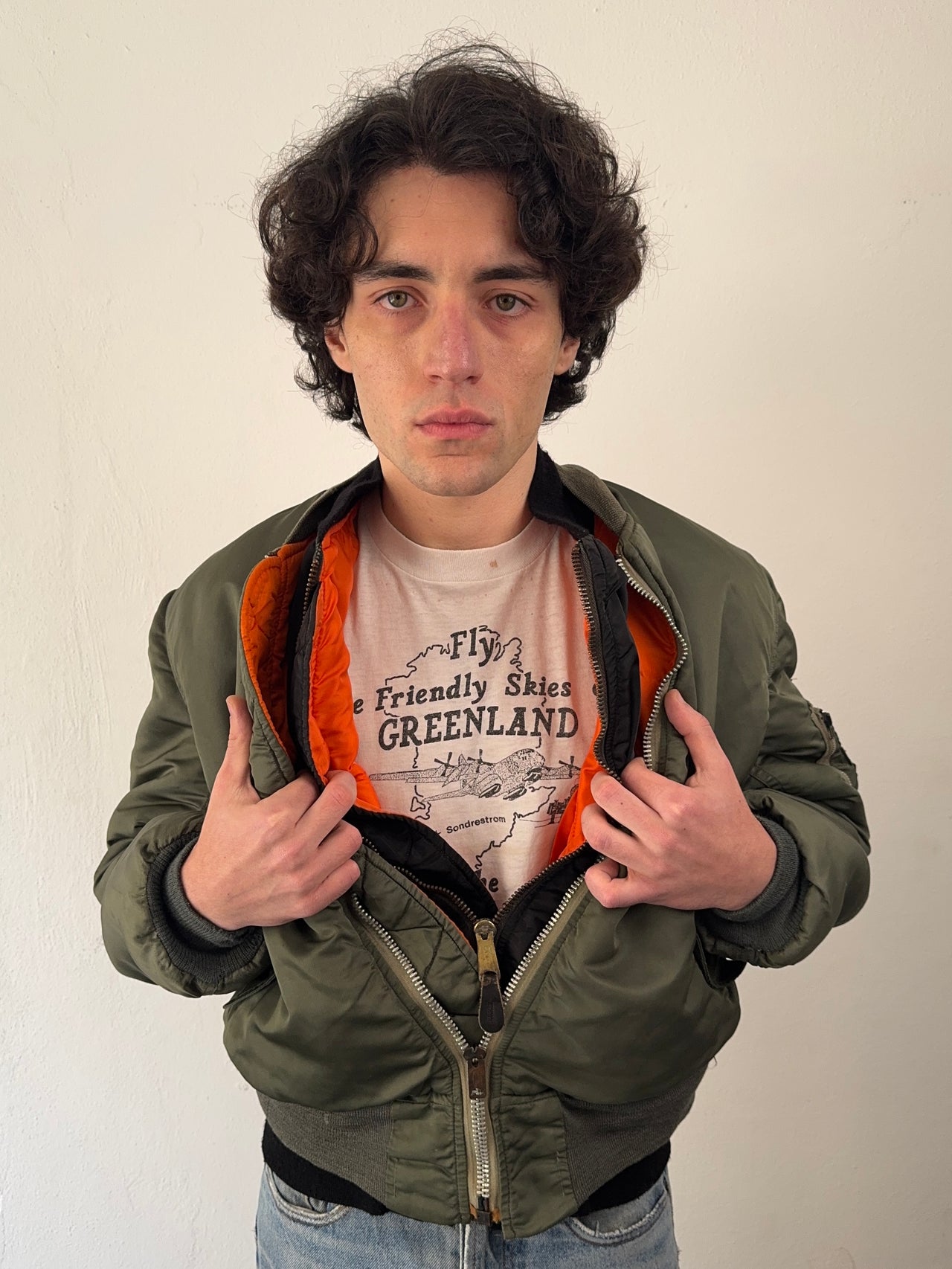 1960s MA-1 Reversible Bomber jacket (L)