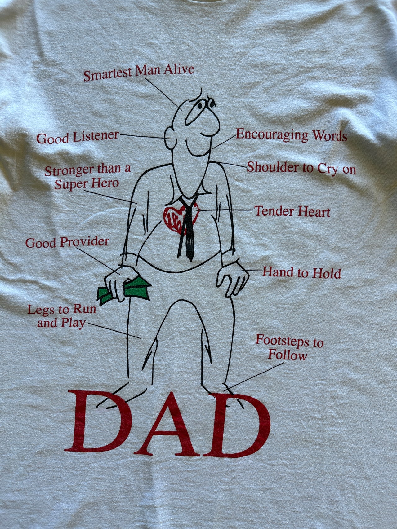 1990s Best Dad Anatomy tee (XXL)