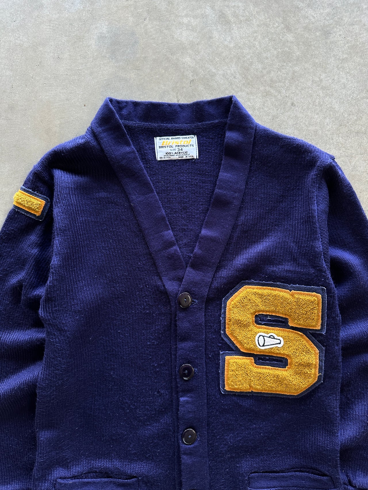 1980s Letterman cardigan (S)