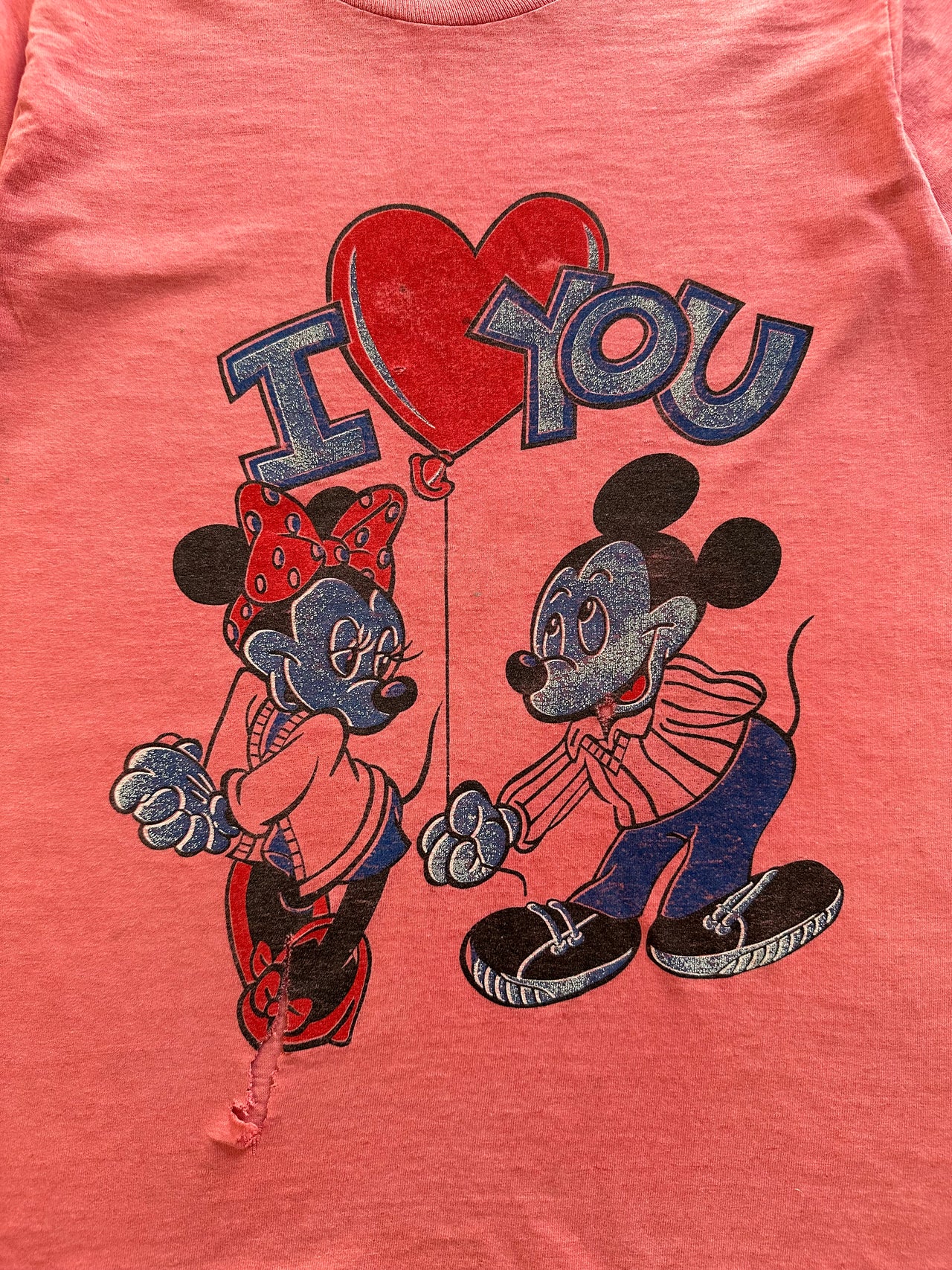 1980s Mickey Mouse and Minnie tee (M)